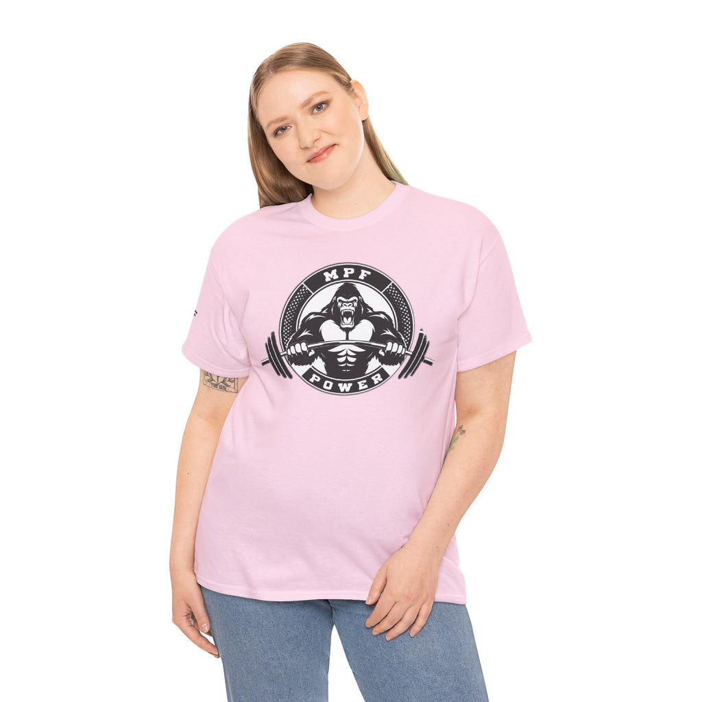 Gorilla Power Tee — Gym Weightlifting Workout Shirt