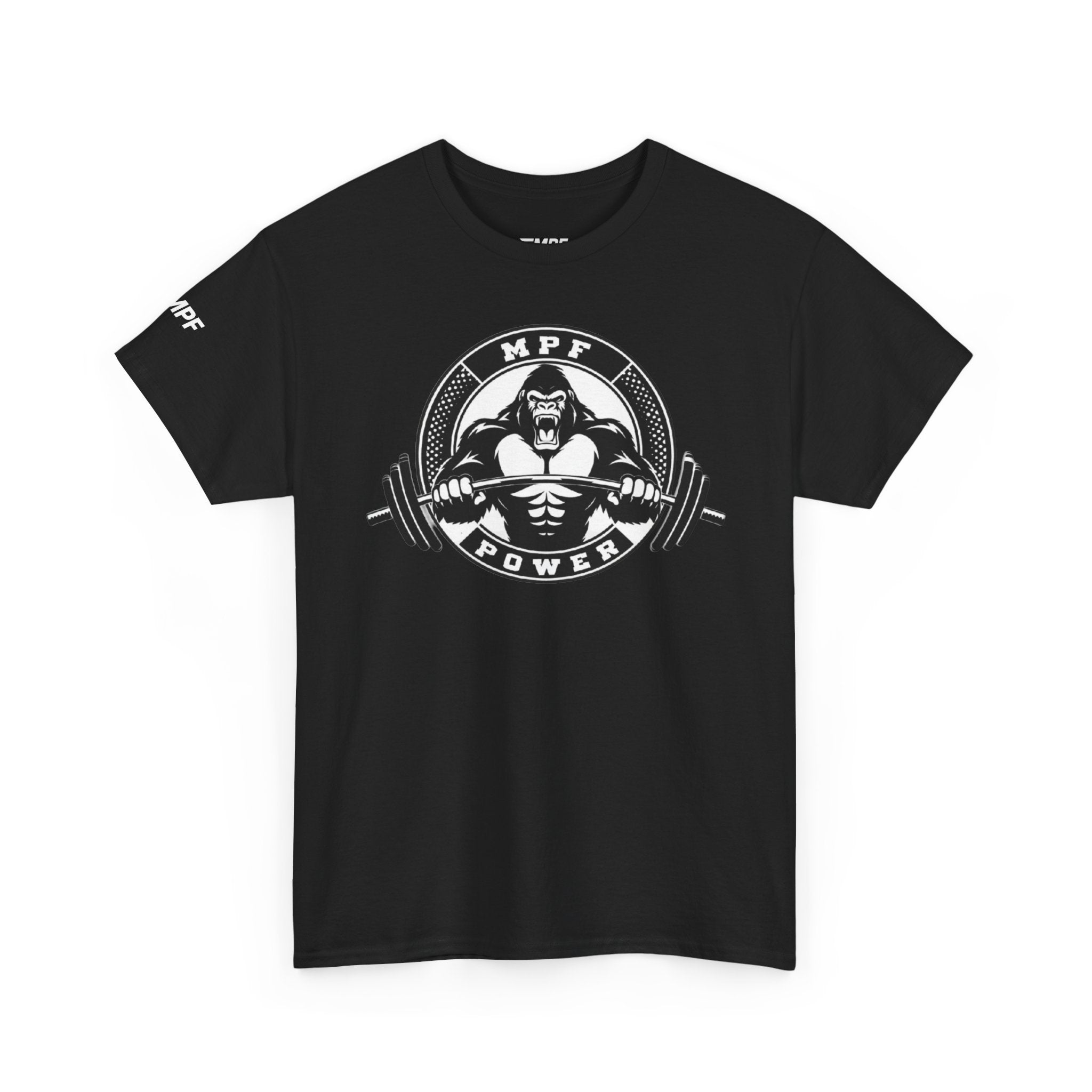 Gorilla Power Tee — Gym Weightlifting Workout Shirt