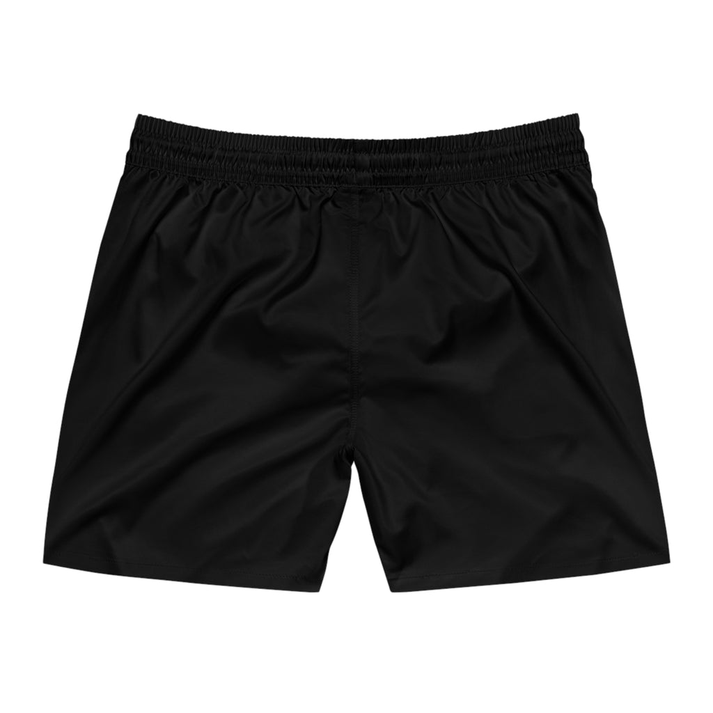 Black MPF Power Gorilla Swim Shorts — Men’s Mid-Length Athletic Beach Trunks