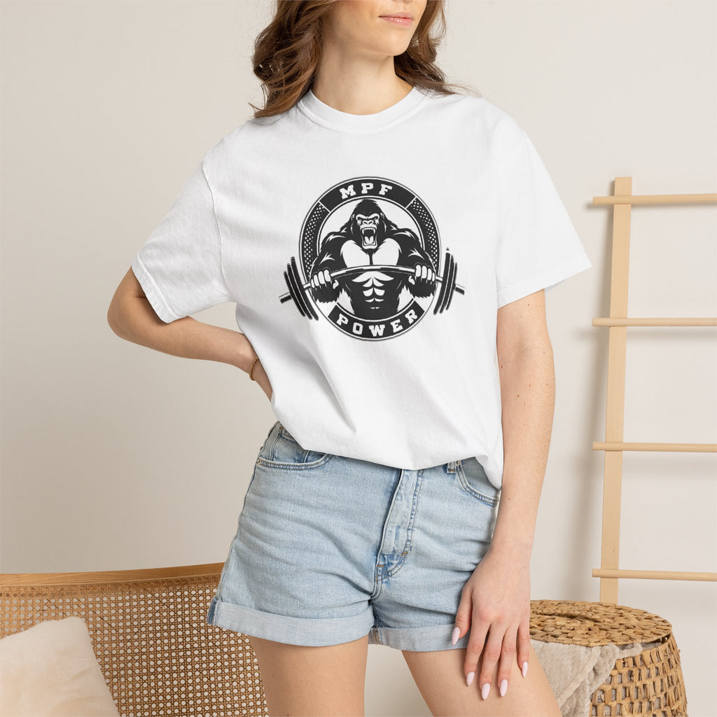 MPF-POWER Logo Garment-Dyed T-shirt