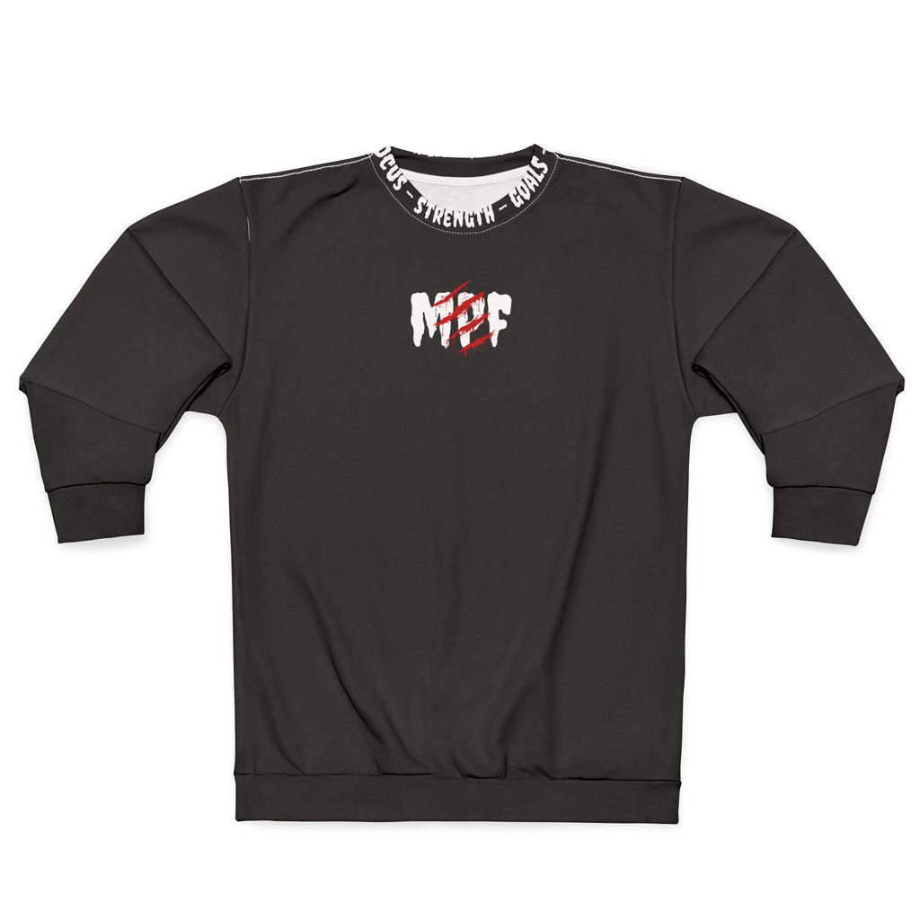 Power-Strength Unisex Sweatshirt - Bold Graphic, Cozy Layering, Gym Wear, Fitness Sweatshirt, Casual Style, Gift Idea