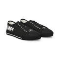Low Top Sneakers – Black 'EMPF' Graphic Canvas Trainers