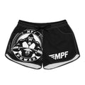 Black MPF Power Women's Casual Gym Shorts - Stylish Workout Wear for Active Lifestyle