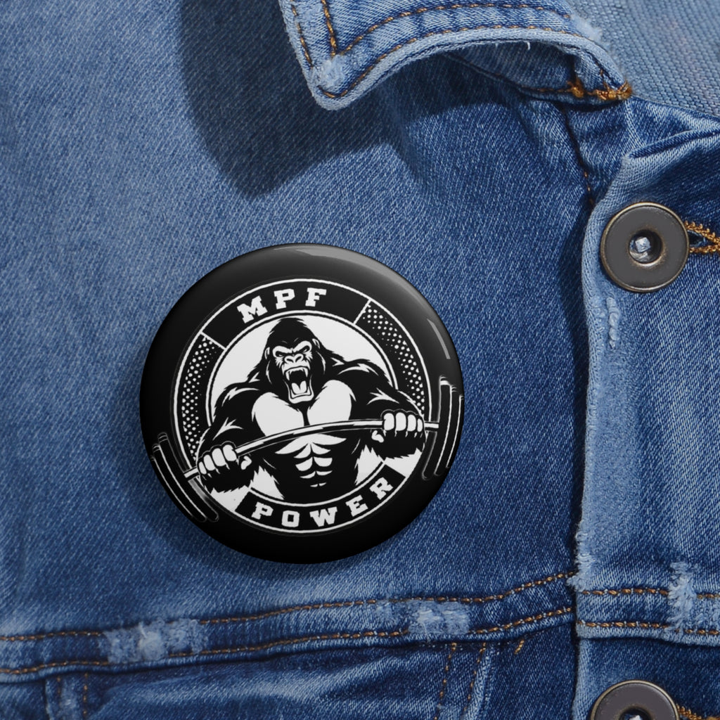 Gorilla Power Pin Button — MPF Power Gym Badge