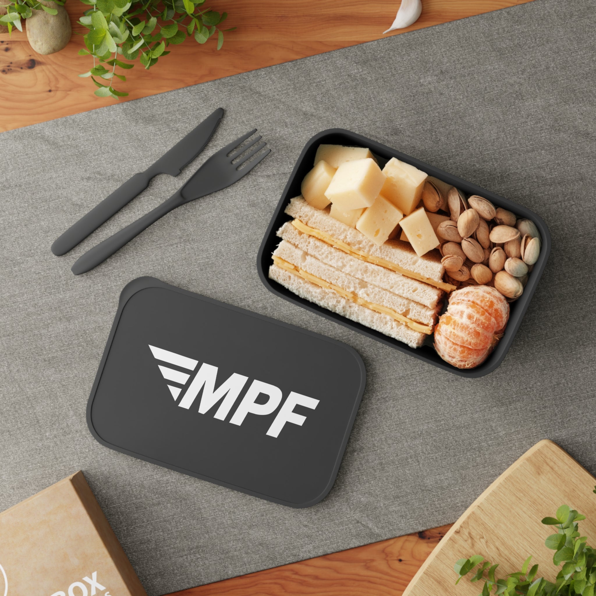 MPF Power Gorilla Bento Box with Band & Utensils