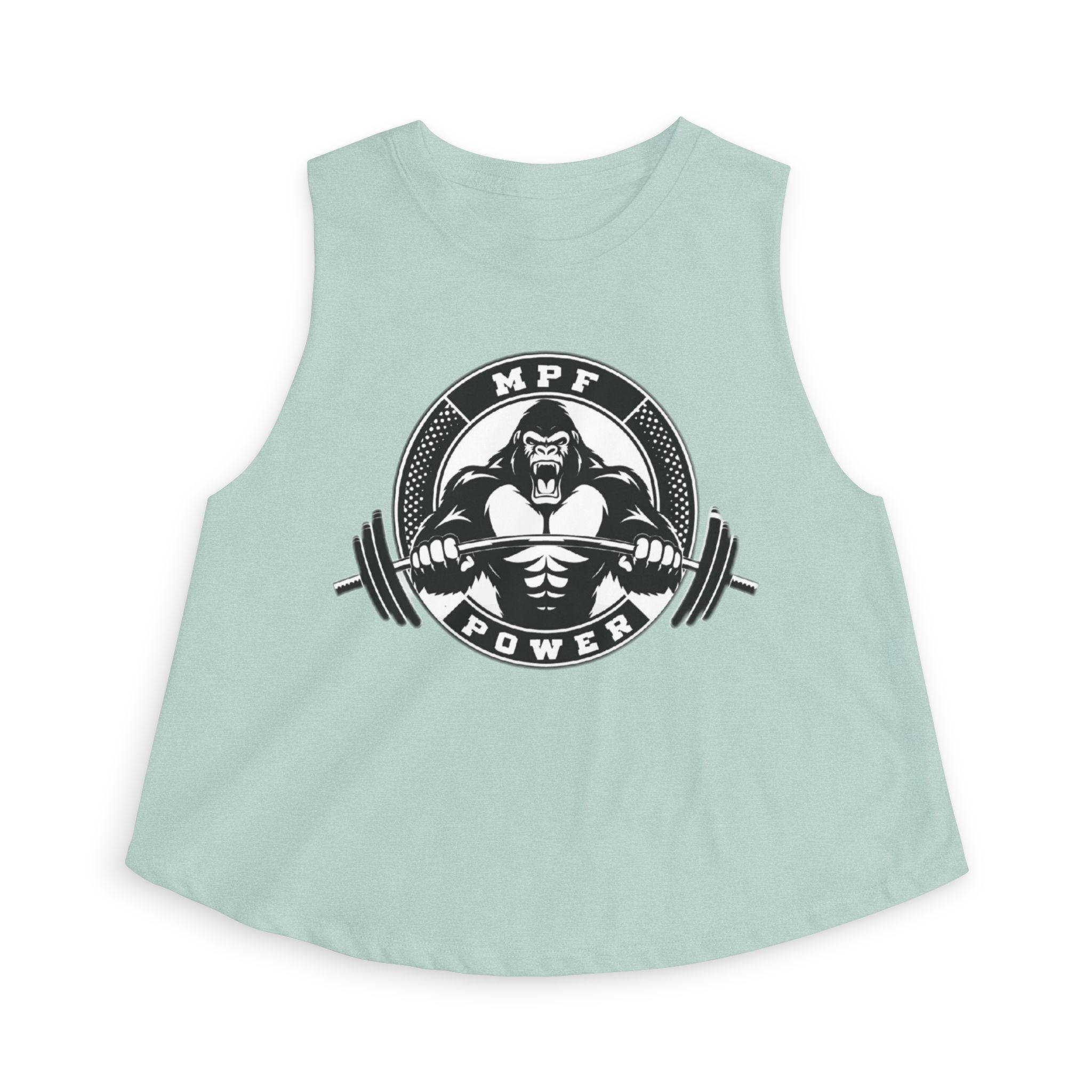 MPF Power Women's Crop Tank — Gorilla Barbell Fitness Top