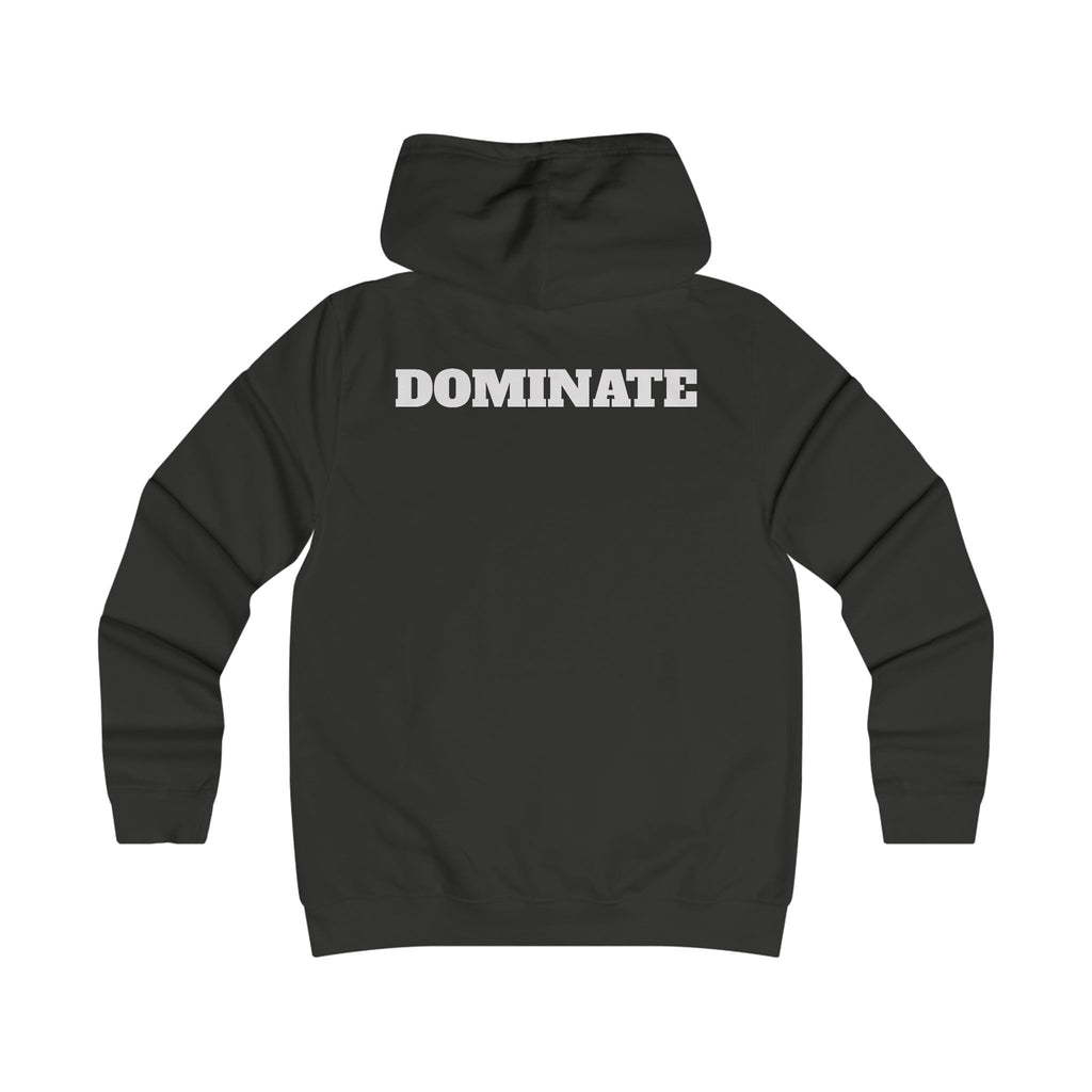 Gym Gorilla Hoodie — 'MPF Power' Weightlifting Hooded Sweatshirt with BACK: DOMINATE