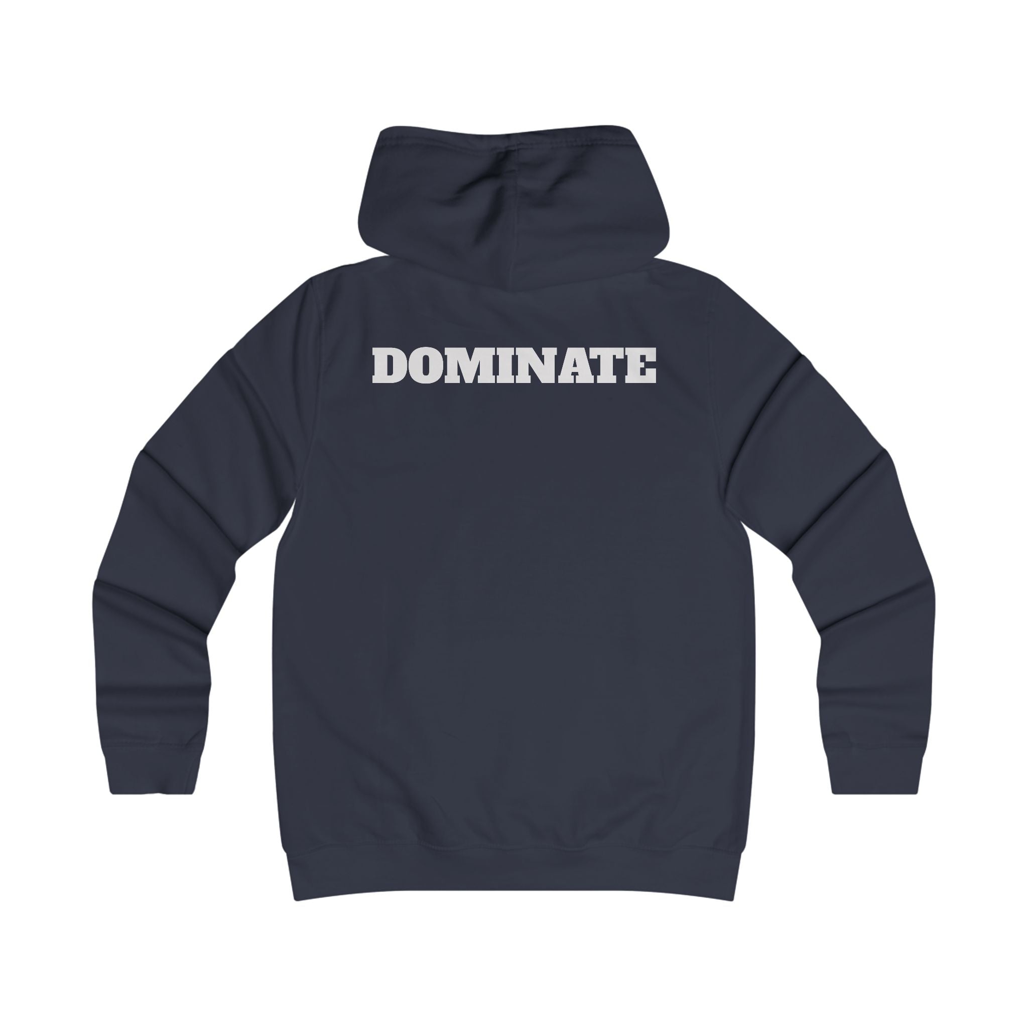 Gym Gorilla Hoodie — 'MPF Power' Weightlifting Hooded Sweatshirt with BACK: DOMINATE