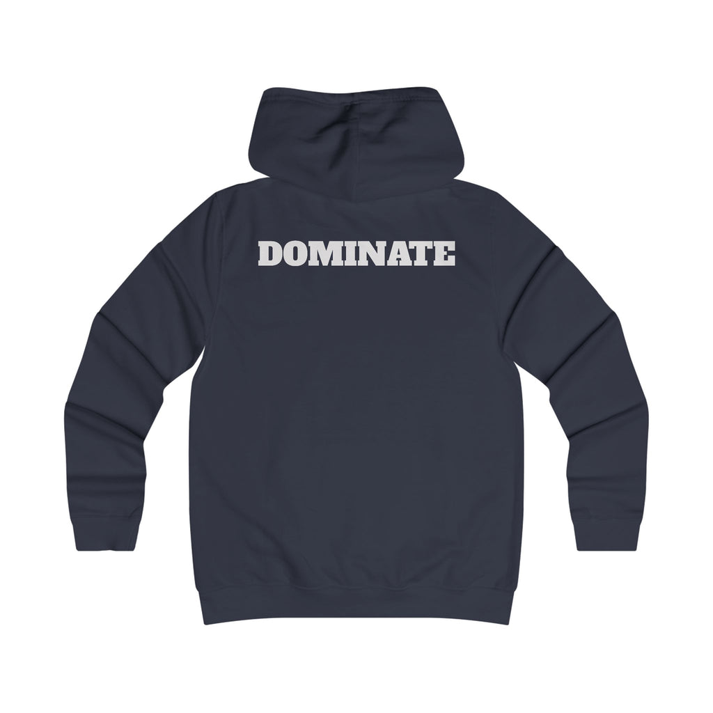 Gym Gorilla Hoodie — 'MPF Power' Weightlifting Hooded Sweatshirt with BACK: DOMINATE