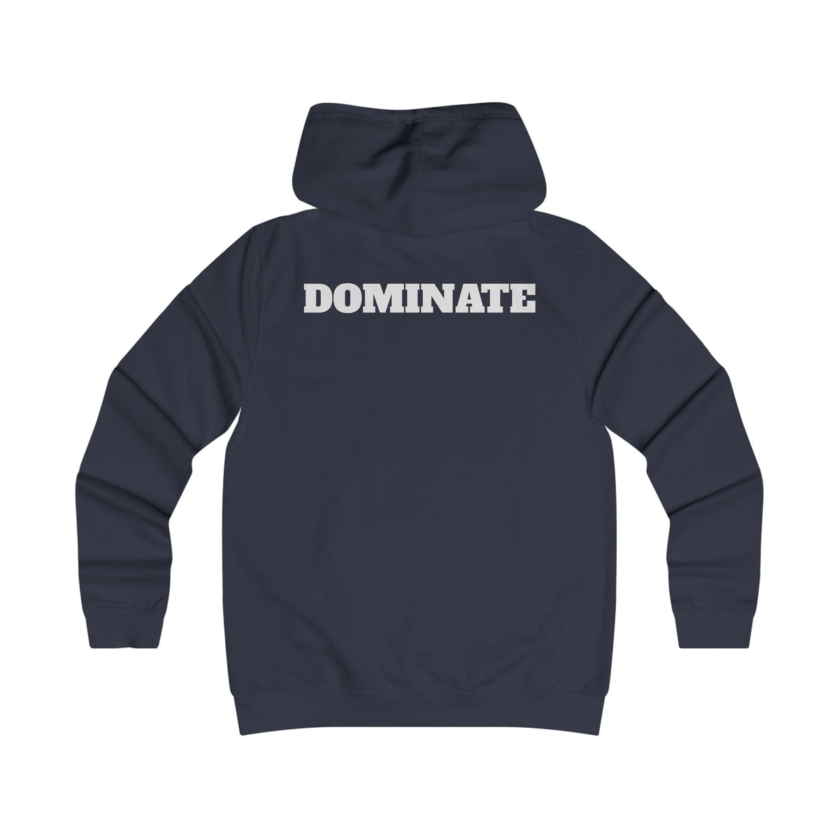 Gym Gorilla Hoodie — 'MPF Power' Weightlifting Hooded Sweatshirt with BACK: DOMINATE