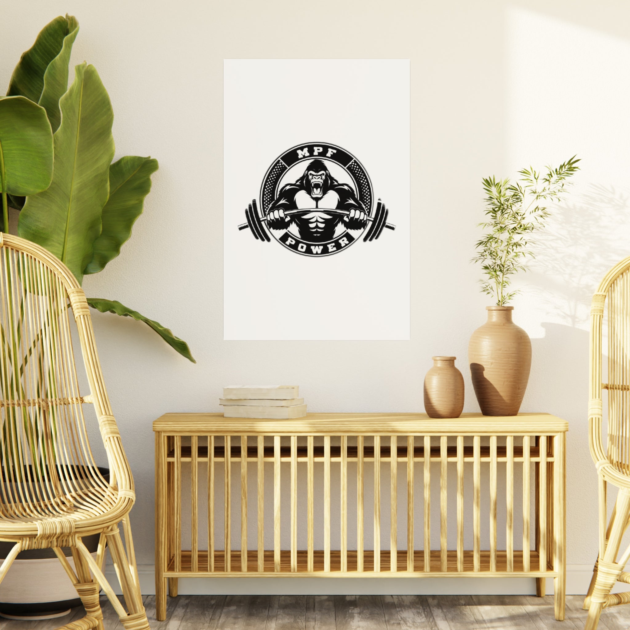 Powerlifting Foam Board Art | Gym Decor, Fitness Wall Art, Motivational Gym Decor, Weightlifting Wall Art, Powerlifting Motivational Sign