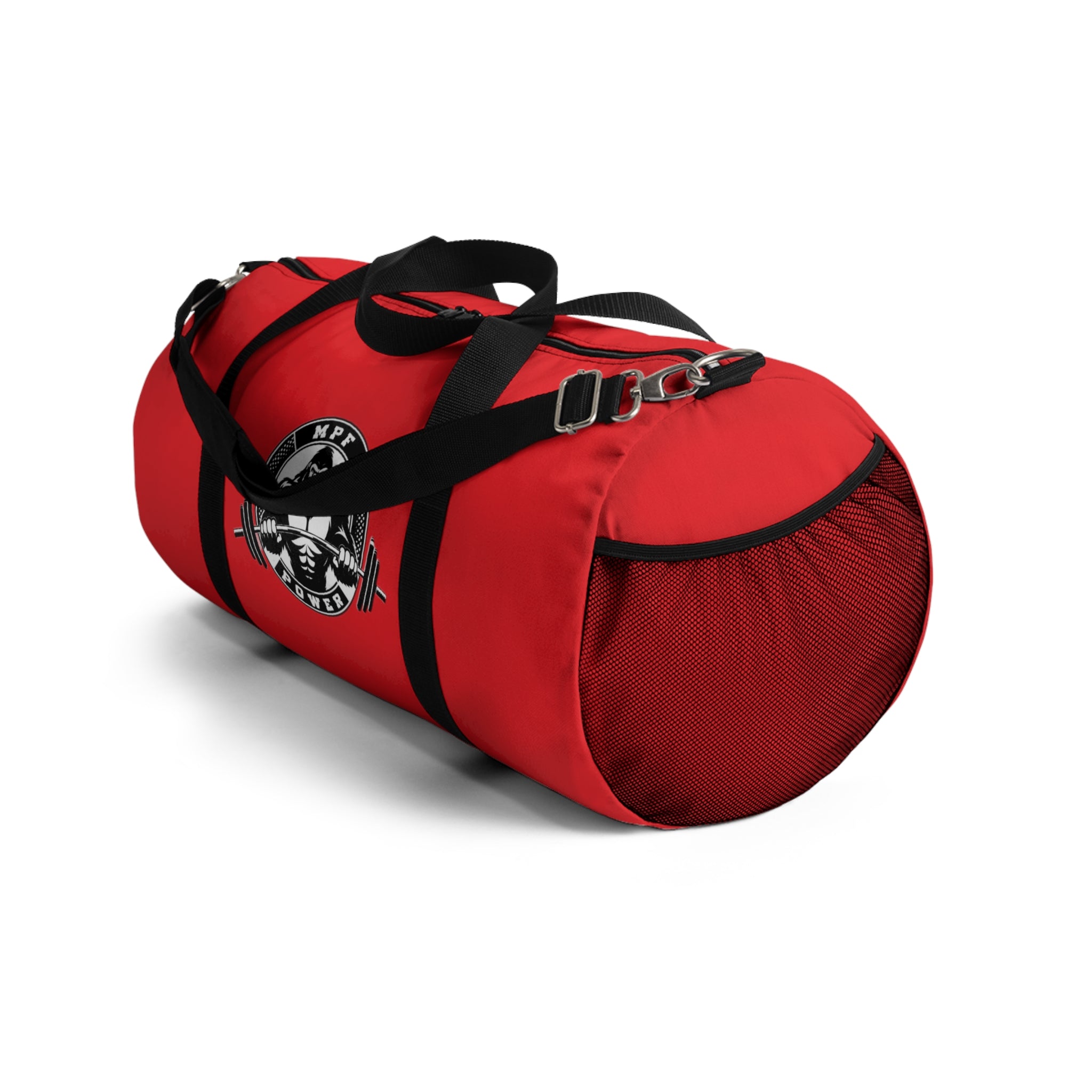 MPF Power Red Duffel Bag - Perfect for Gym & Travel