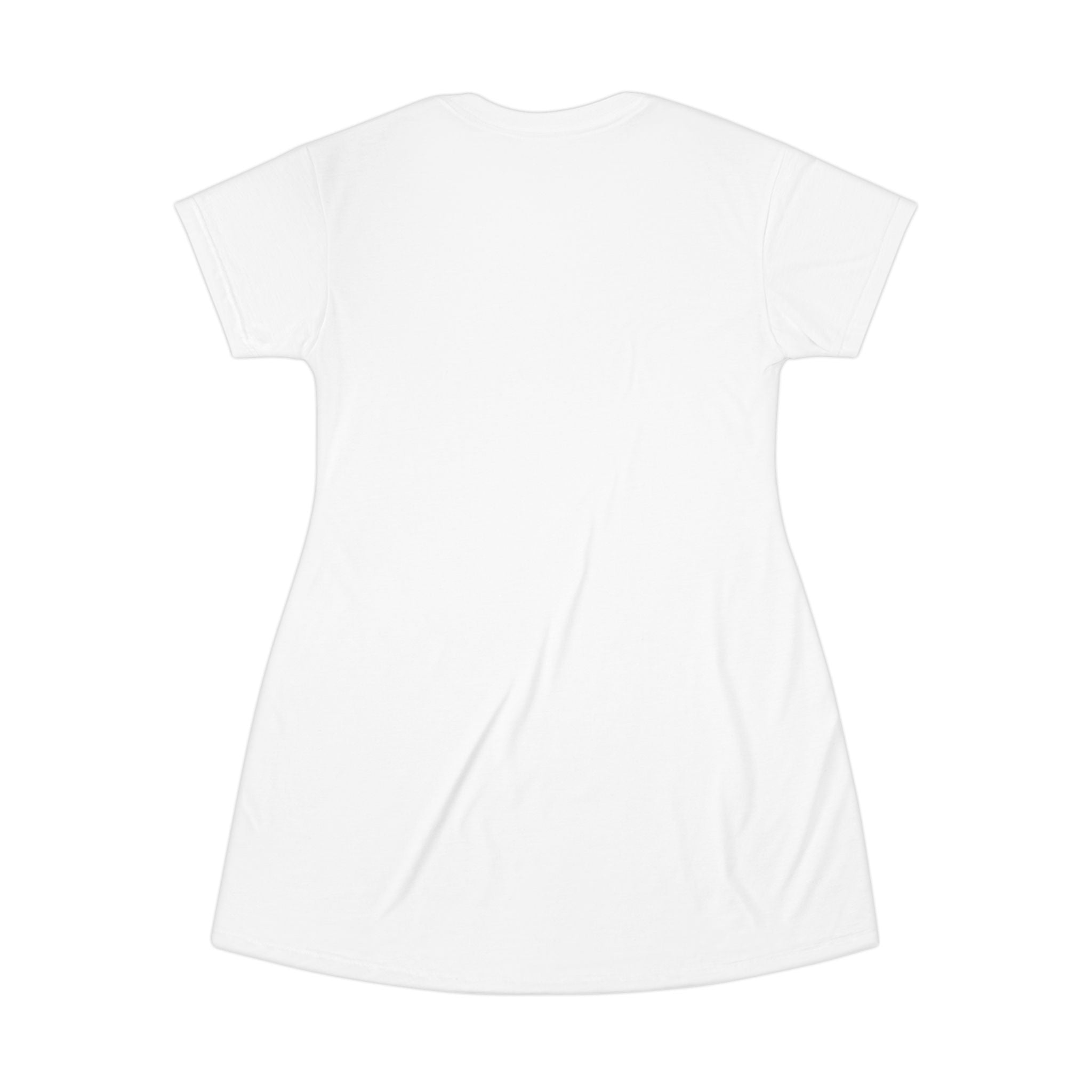 Graphic T-Shirt Dress - Casual Comfort with Minimalist Design