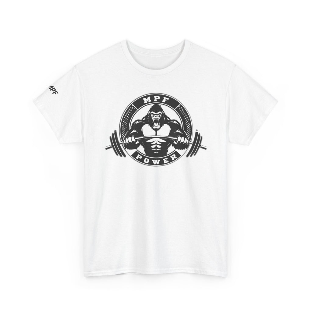 Gorilla Power Tee — Gym Weightlifting Workout Shirt