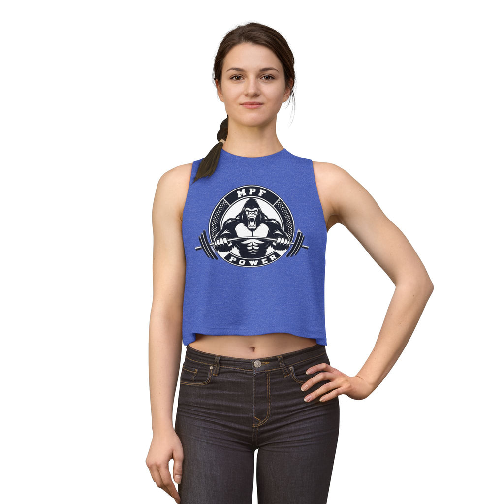 MPF Power Women's Crop Tank — Gorilla Barbell Fitness Top