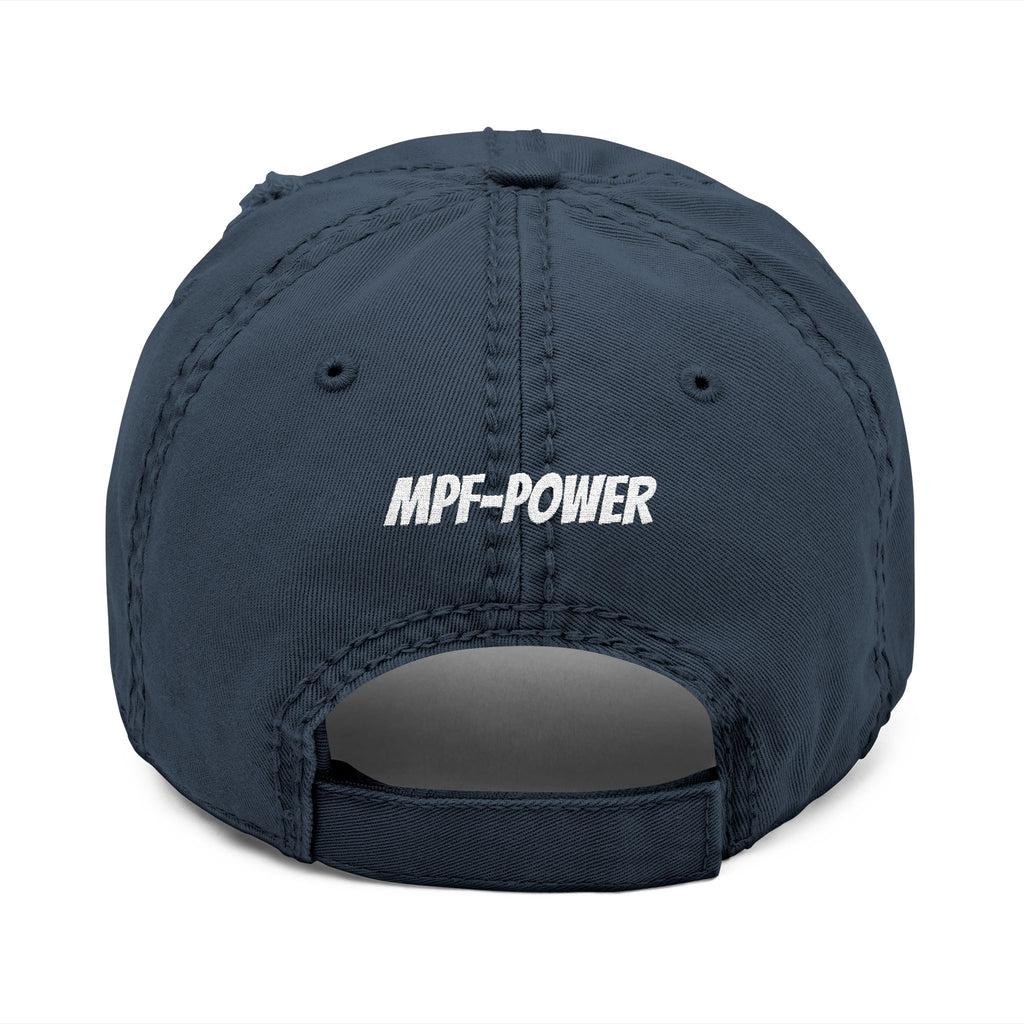 Vintage Distressed Dad Hat with Embroidery - Perfect for Fitness Enthusiasts