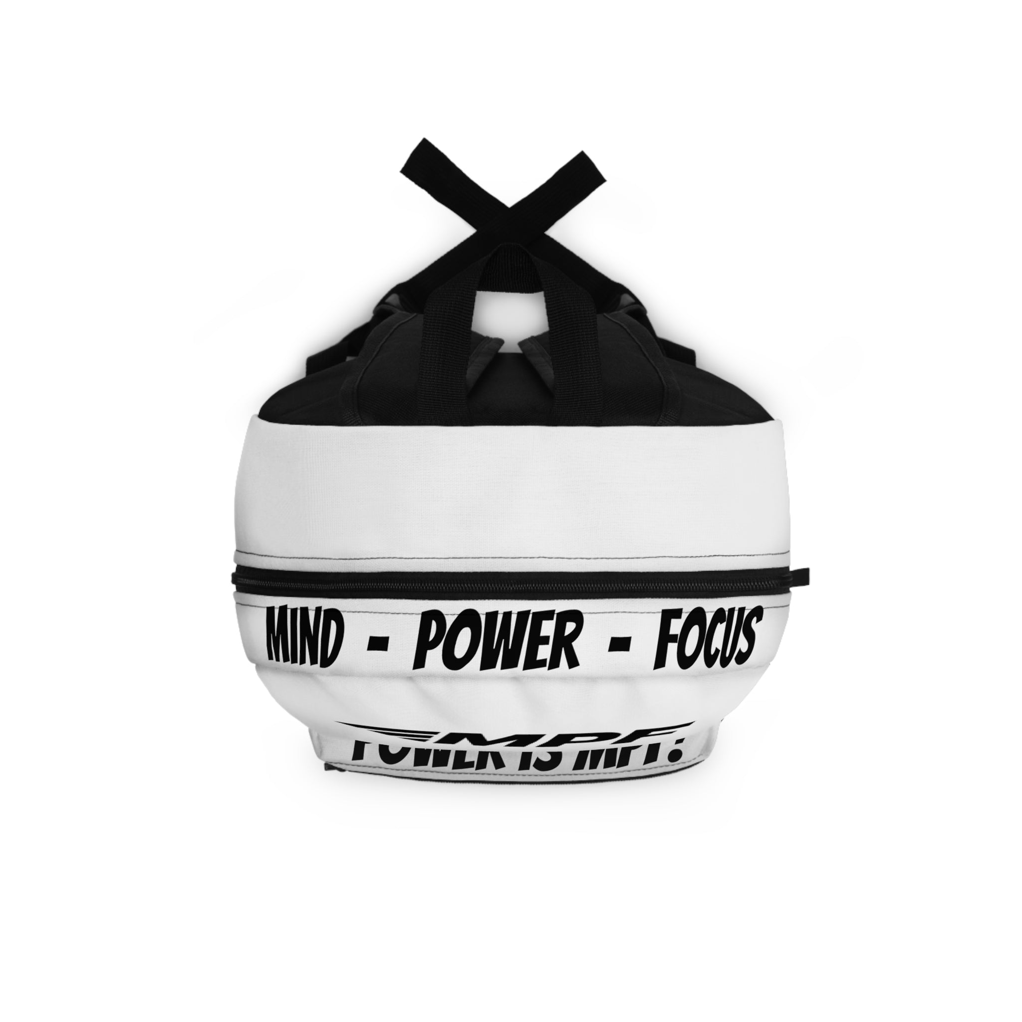 White Backpack, Gym Bag, Workout Pack, Fitness Gear, Strength Training Tote