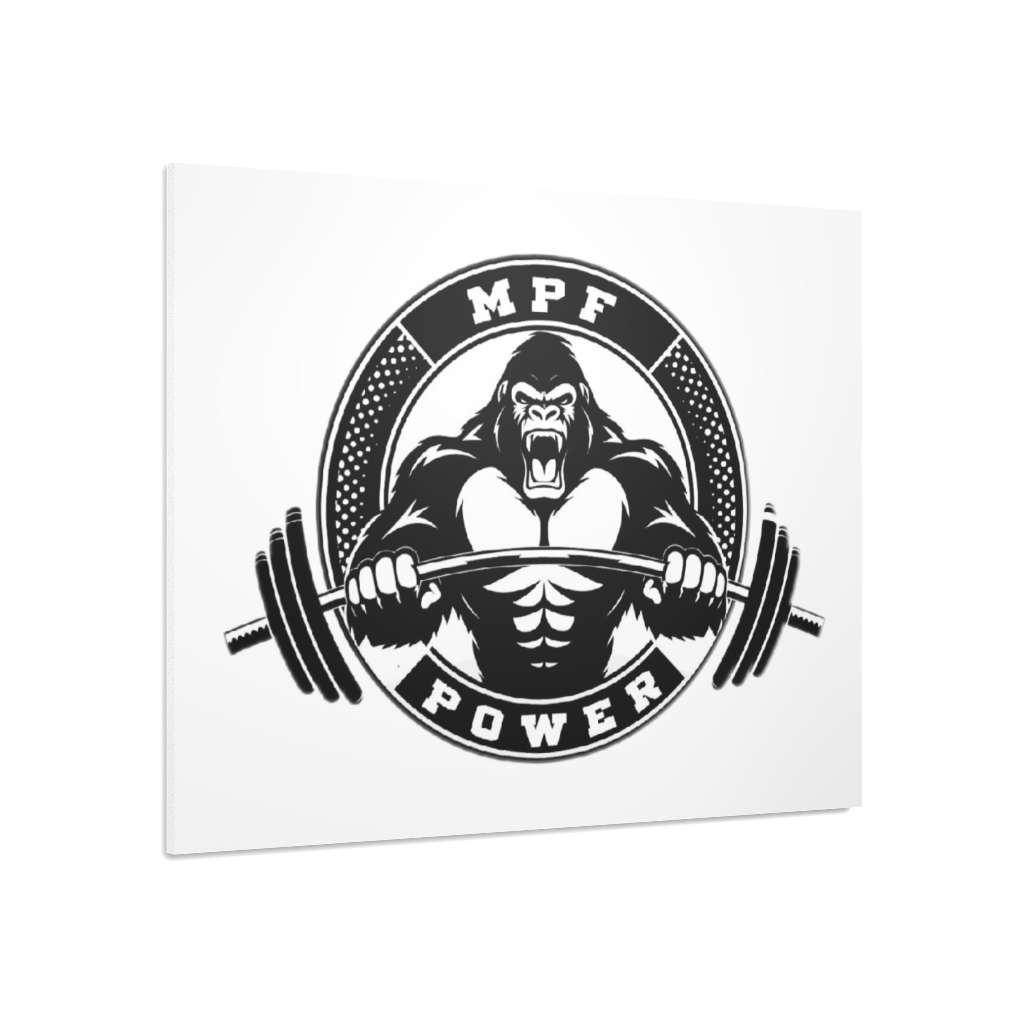 Powerlifting Foam Board Art | Gym Decor, Fitness Wall Art, Motivational Gym Decor, Weightlifting Wall Art, Powerlifting Motivational Sign