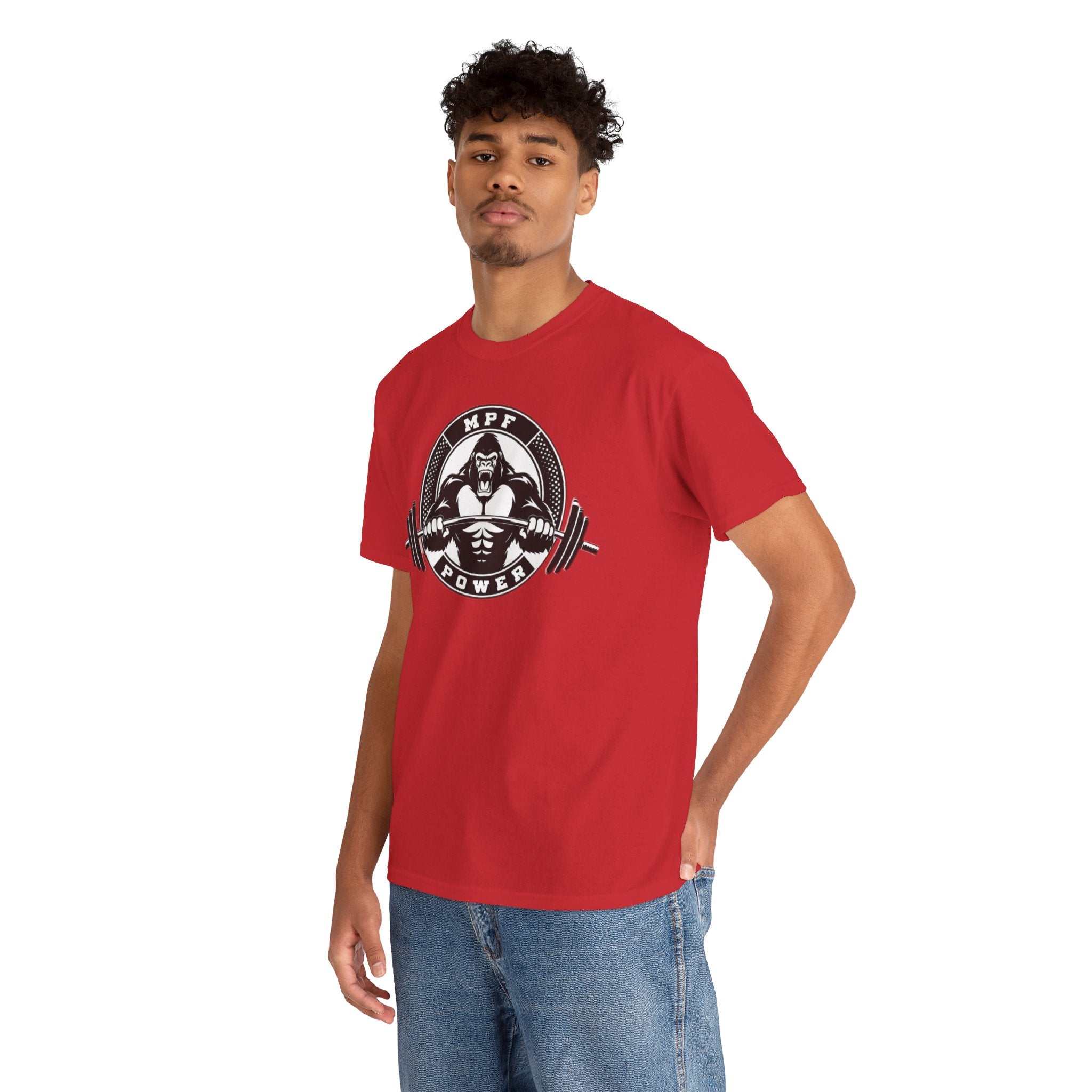 Gorilla Power Tee — Gym Weightlifting Workout Shirt