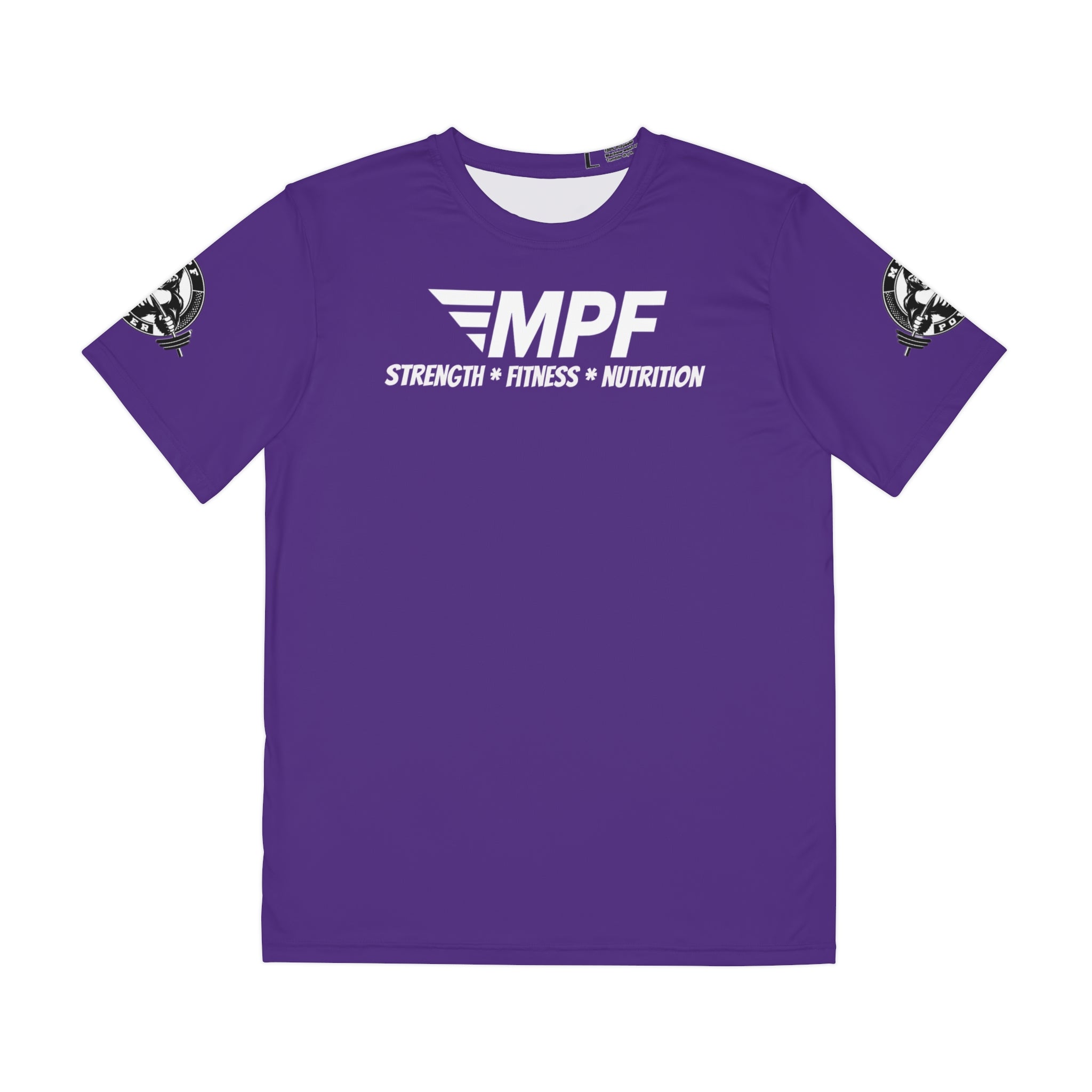 Purple Strength Tee, Motivational T-Shirt, Fitness Apparel, Workout Gear, Gym Wear, Active Lifestyle Shirt