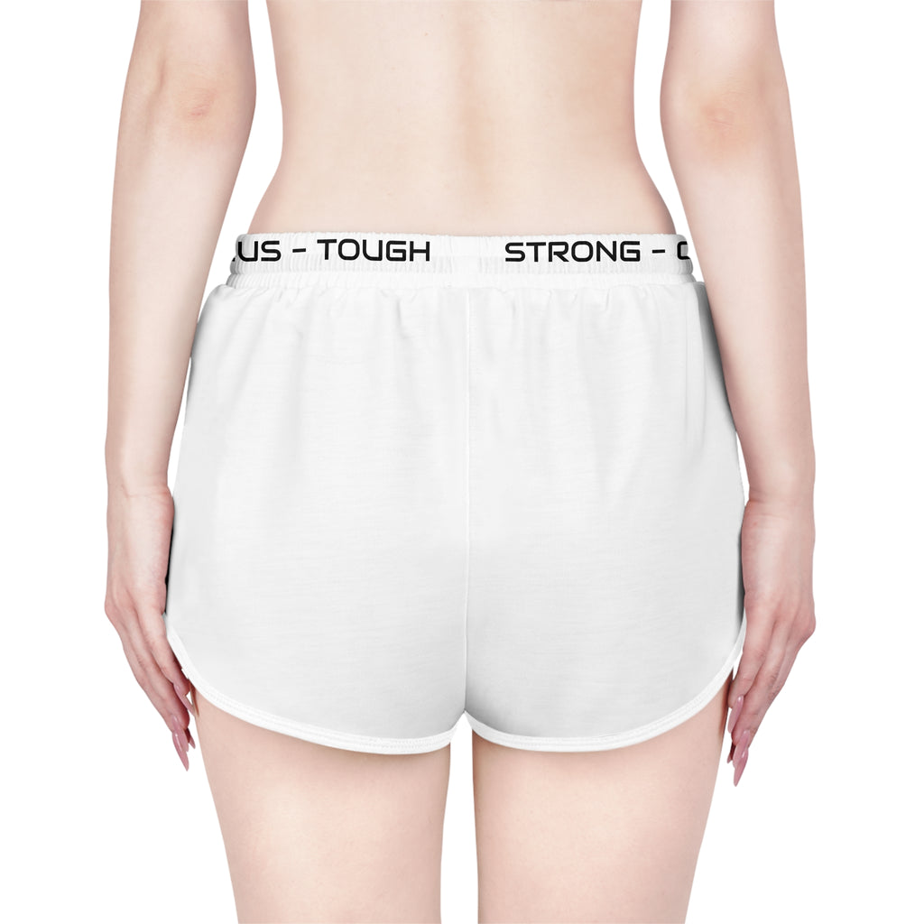 Empowering Women's Relaxed Workout Shorts | AOP, Gym, Fitness, Sportswear, Casual, Active Lifestyle