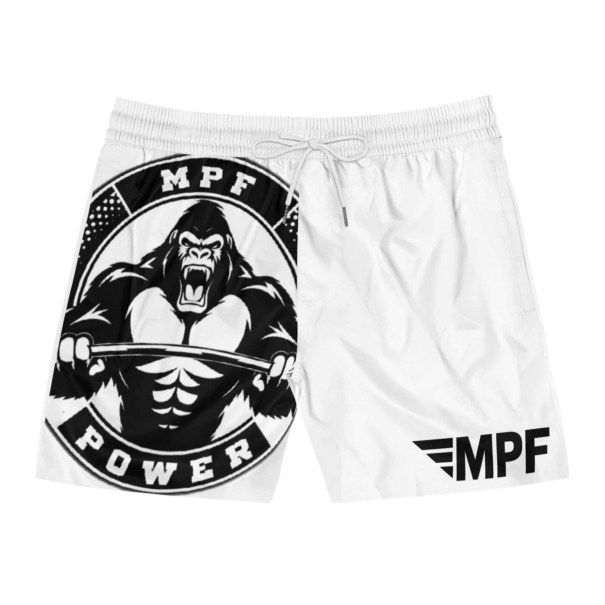 MPF Power Gorilla Swim Shorts — Men’s Mid-Length Athletic Beach Trunks