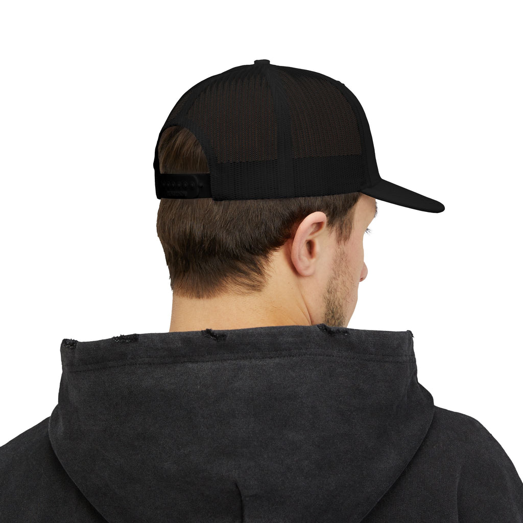 Embroidered Snapback Trucker Cap, Stylish Baseball Hat, Perfect for Outdoor Activities, Casual Wear, Gifts for Him/Her