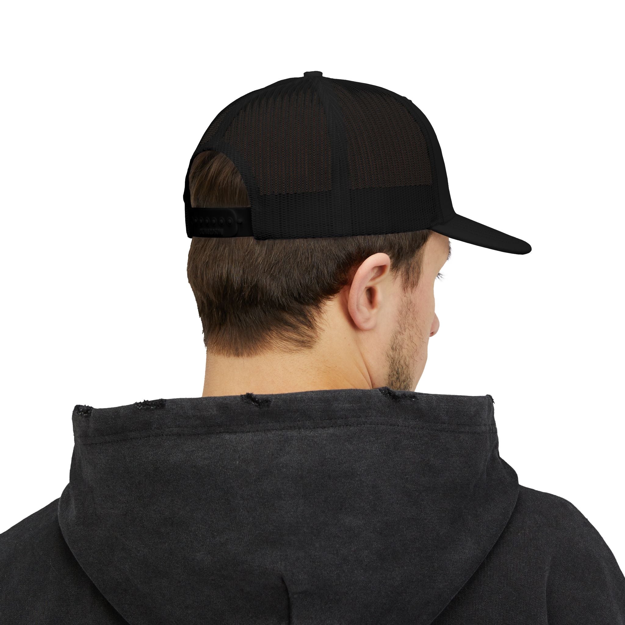 Embroidered Snapback Trucker Cap, Stylish Baseball Hat, Perfect for Outdoor Activities, Casual Wear, Gifts for Him/Her