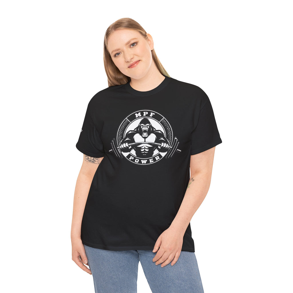 Gorilla Power Tee — Gym Weightlifting Workout Shirt