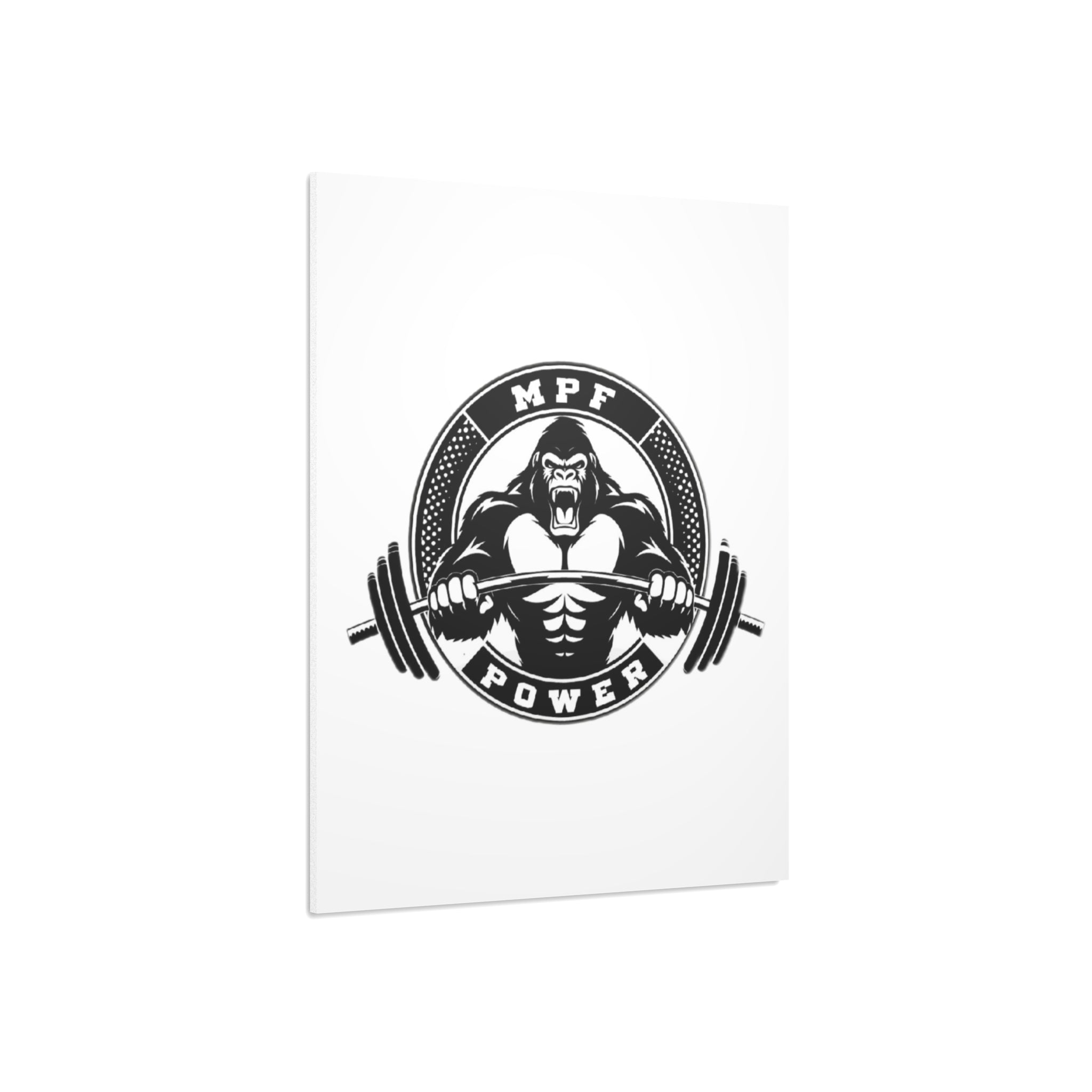 Powerlifting Foam Board Art | Gym Decor, Fitness Wall Art, Motivational Gym Decor, Weightlifting Wall Art, Powerlifting Motivational Sign