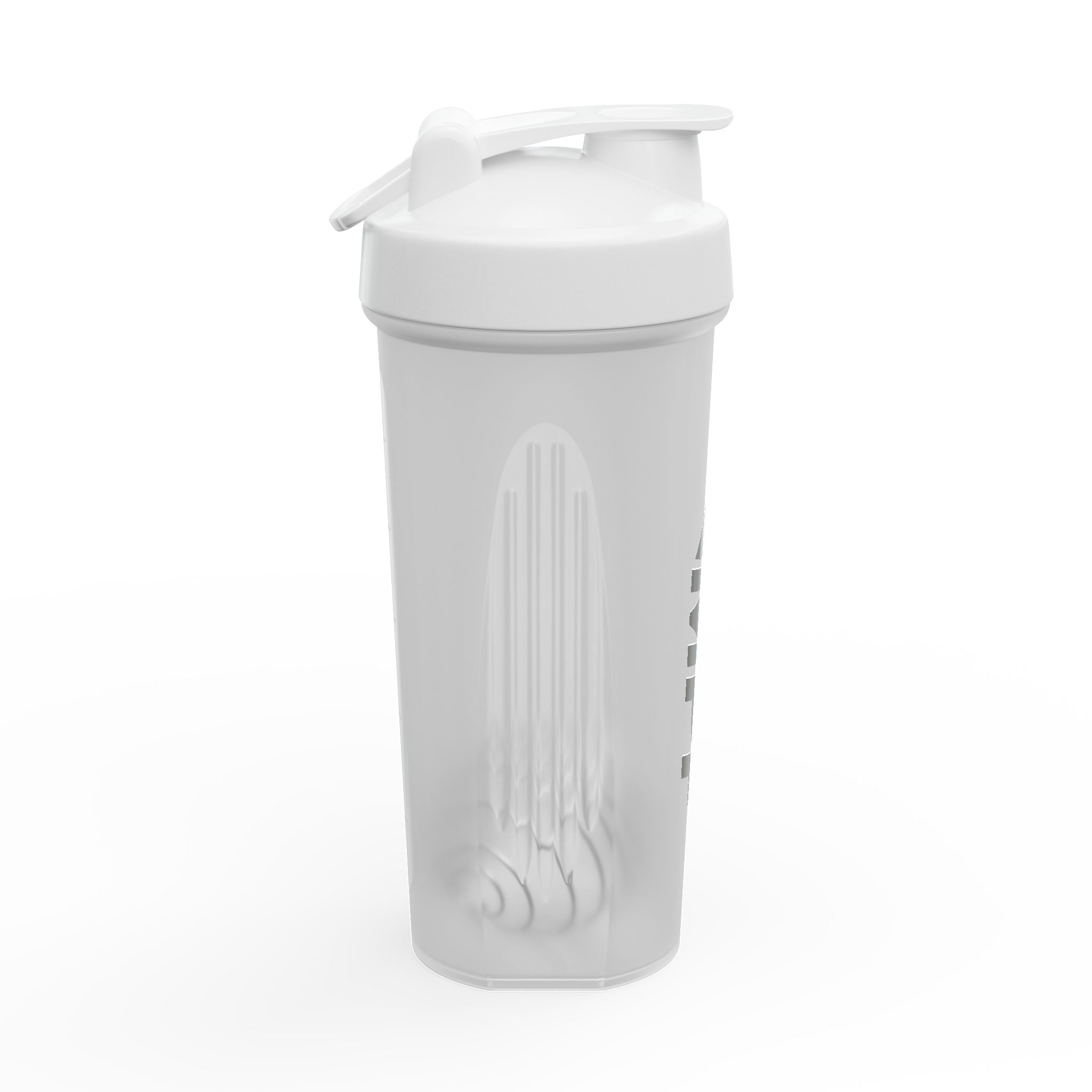 Protein Shaker Bottle — Vertical 'MPF' Gym Logo Sports Mixer