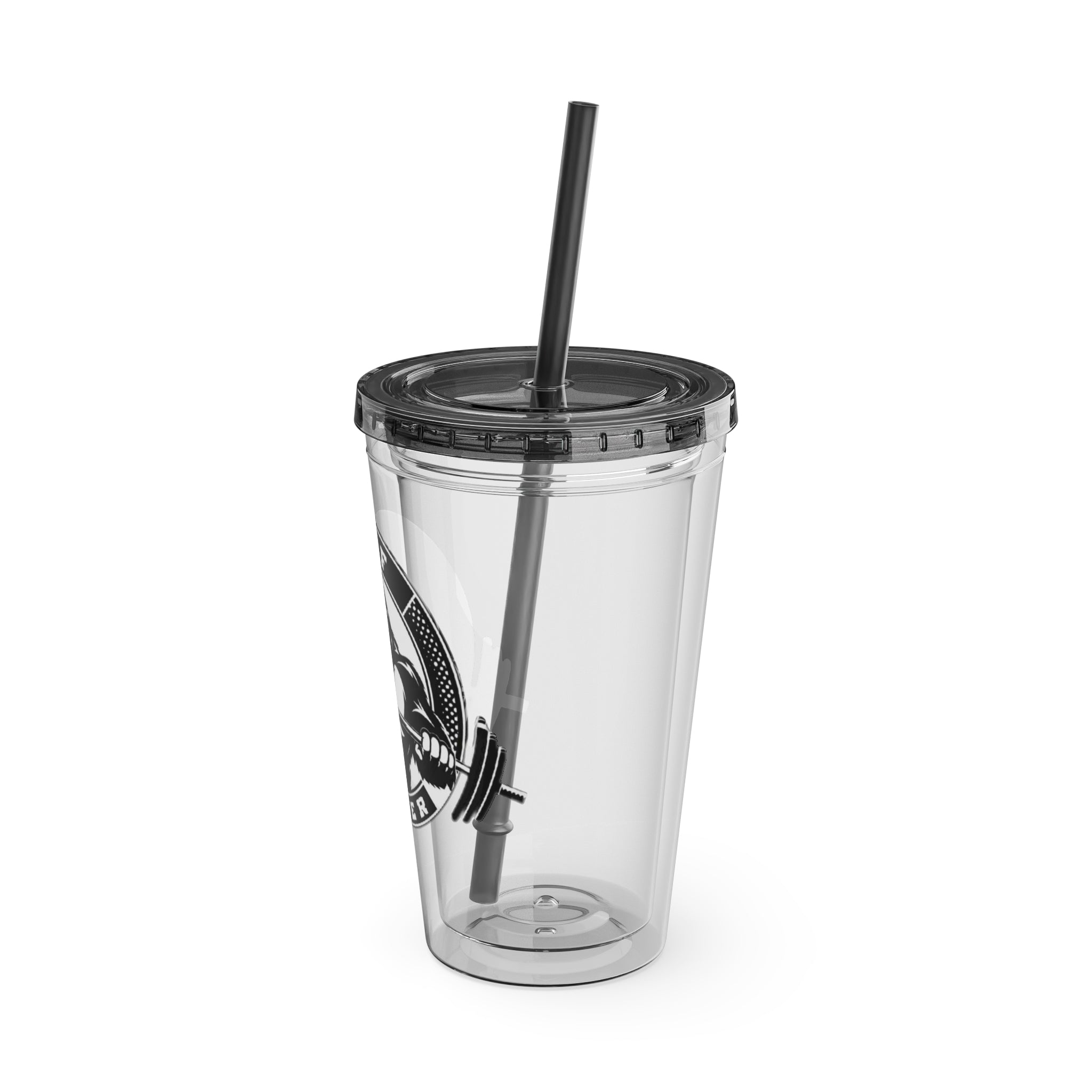 MPF Power Gym Tumbler, Motivational Sports Cup, Workout Gift for Athletes, Reusable Travel Mug, Fitness Drinkware
