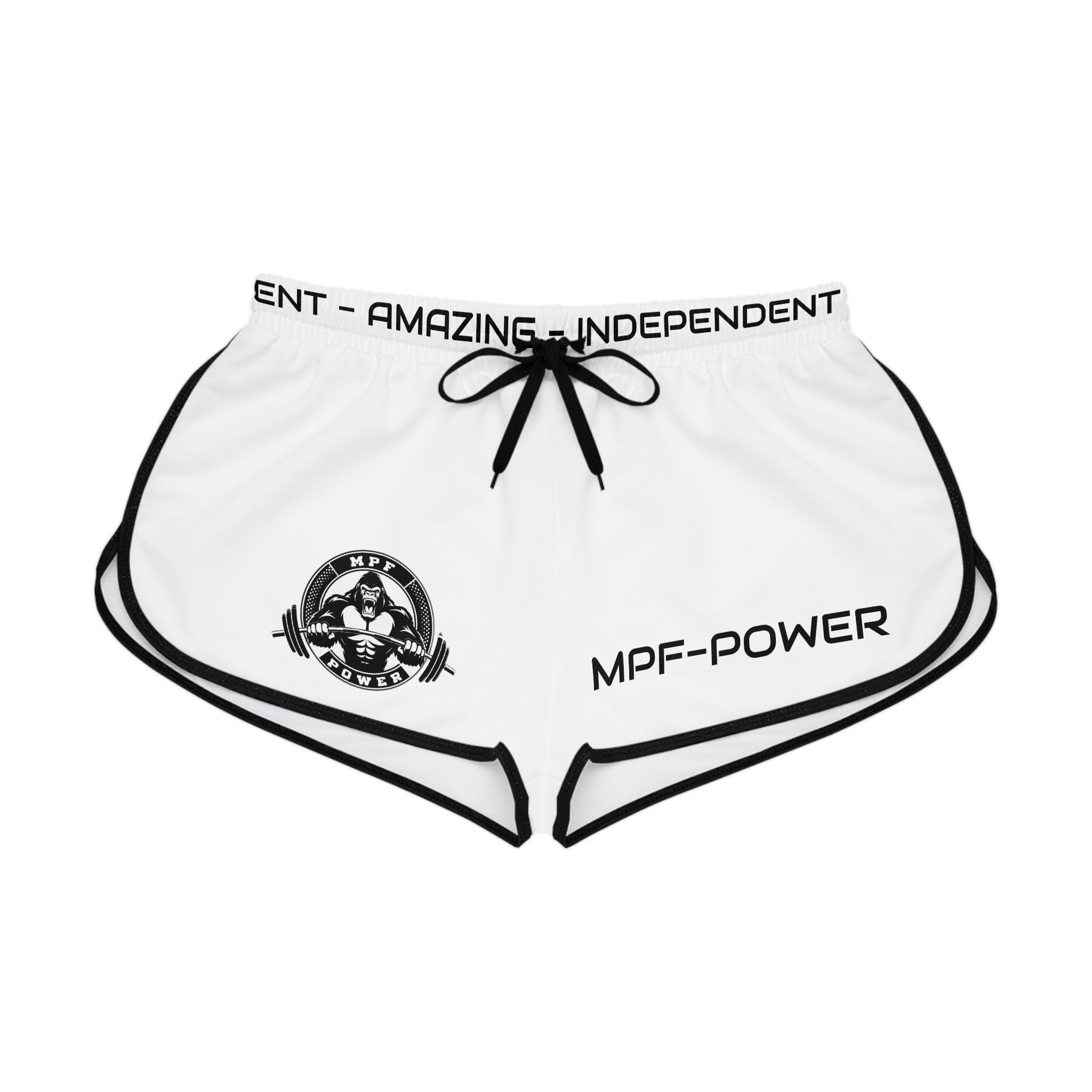 Empowering Women's Relaxed Workout Shorts | AOP, Gym, Fitness, Sportswear, Casual, Active Lifestyle