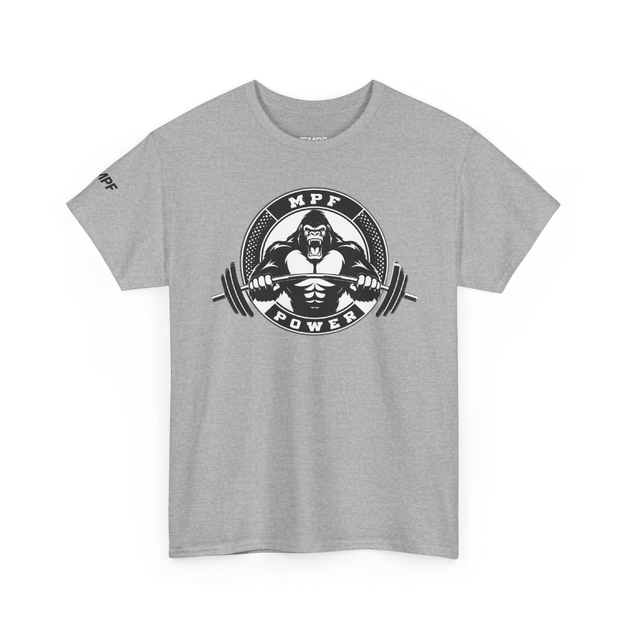Gorilla Power Tee — Gym Weightlifting Workout Shirt