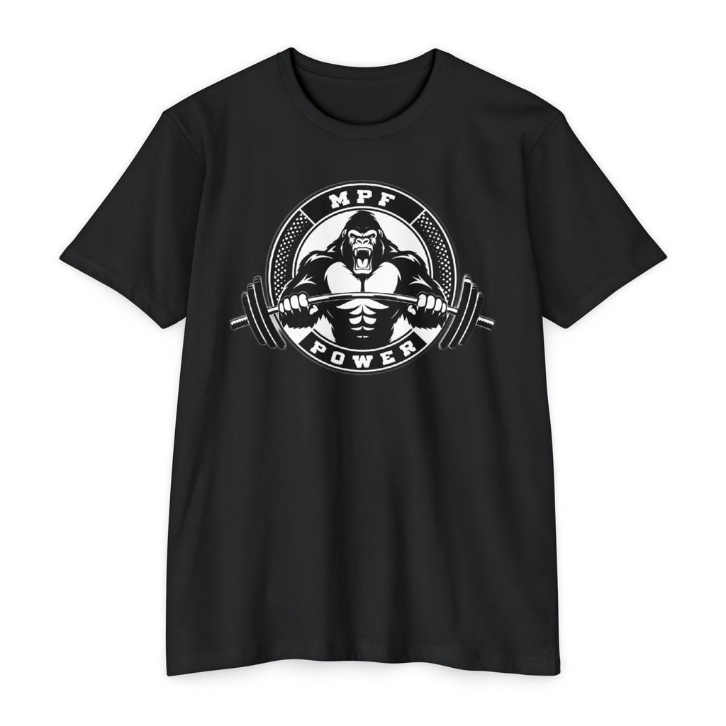 MPF Power Weightlifting T-Shirt — Gorilla Barbell Gym Tee