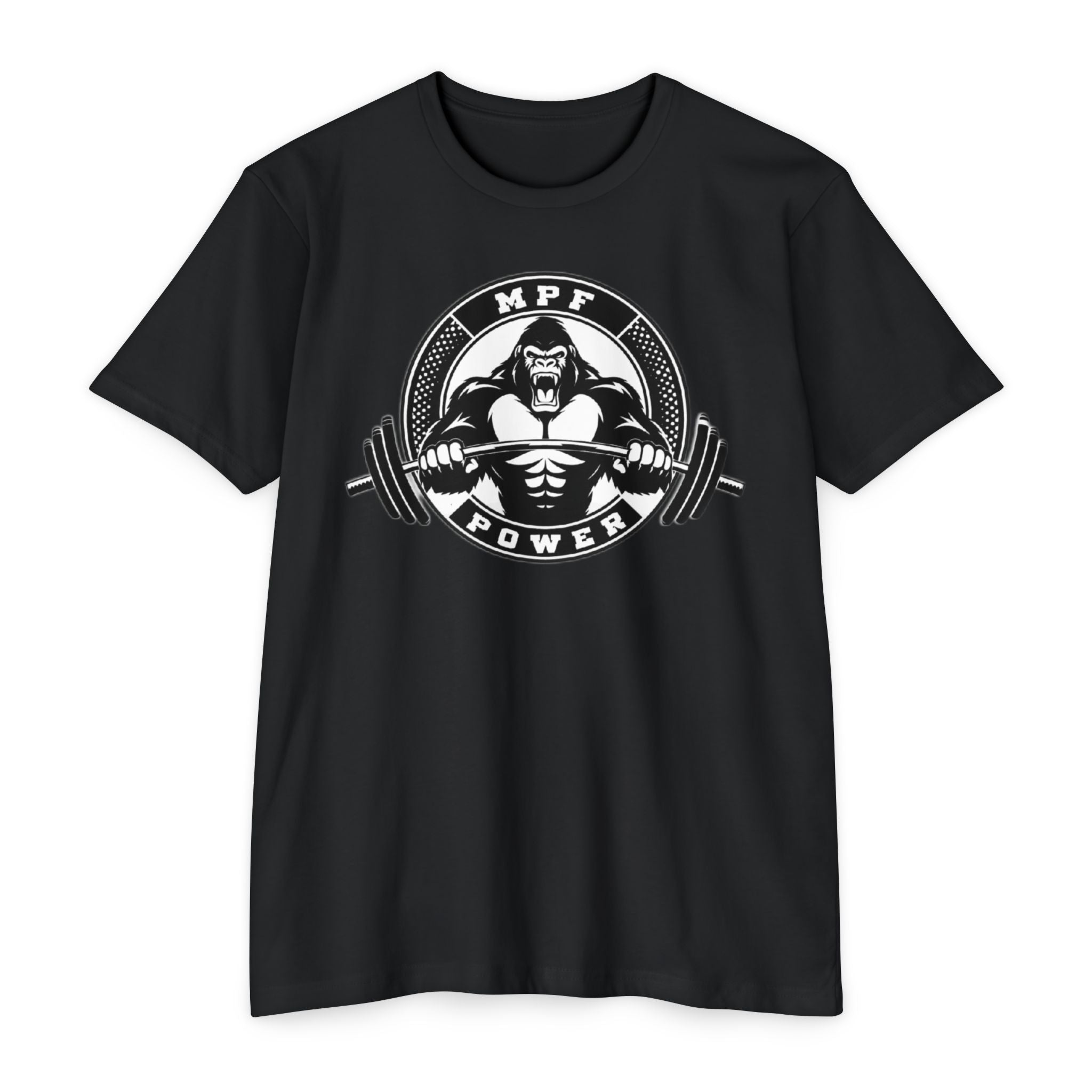 MPF Power Weightlifting T-Shirt — Gorilla Barbell Gym Tee