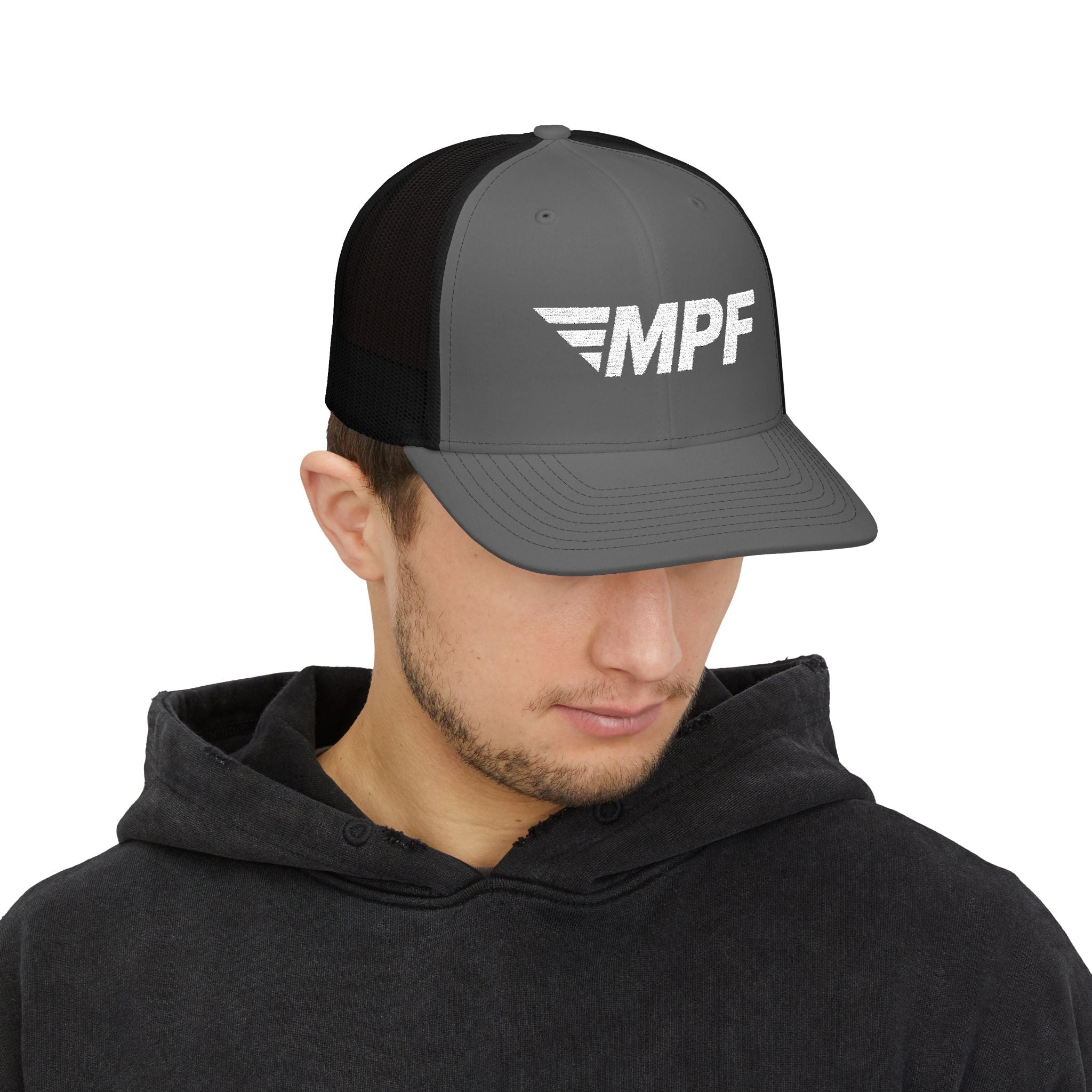 Embroidered Snapback Trucker Cap, Stylish Baseball Hat, Perfect for Outdoor Activities, Casual Wear, Gifts for Him/Her
