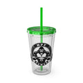 MPF Power Gym Tumbler, Motivational Sports Cup, Workout Gift for Athletes, Reusable Travel Mug, Fitness Drinkware