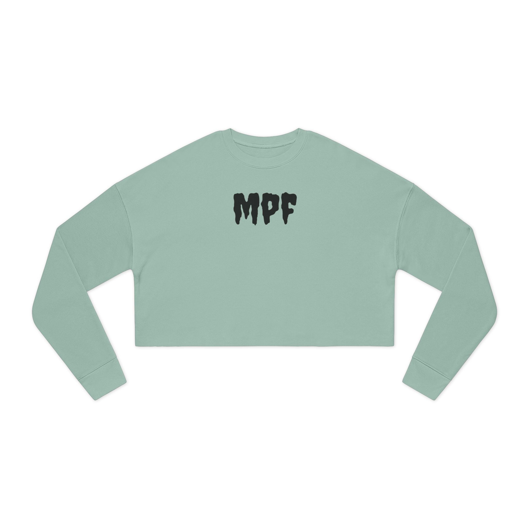 Empowered Women's Cropped Sweatshirt - Motivational Fitness Apparel