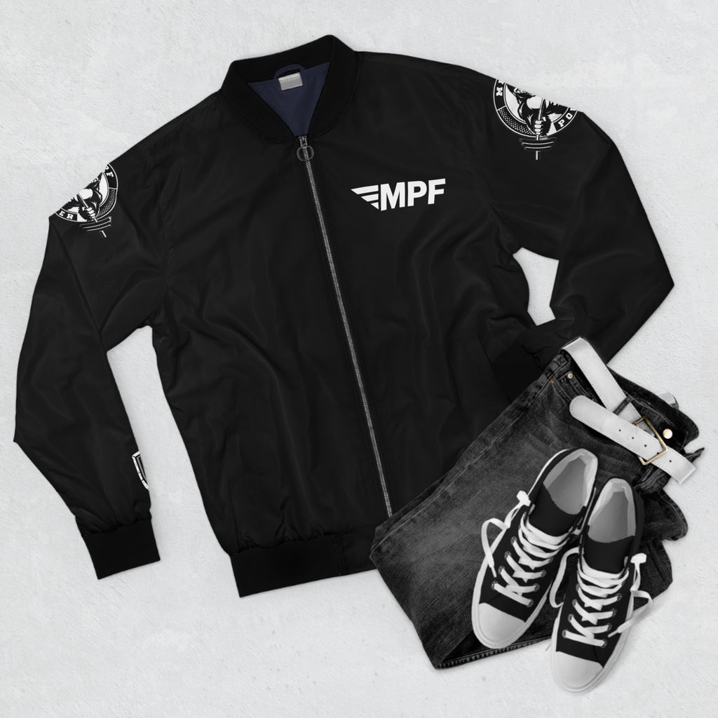 MPF Power Men's Bomber Jacket - Stylish Gym Wear for Strength Enthusiasts