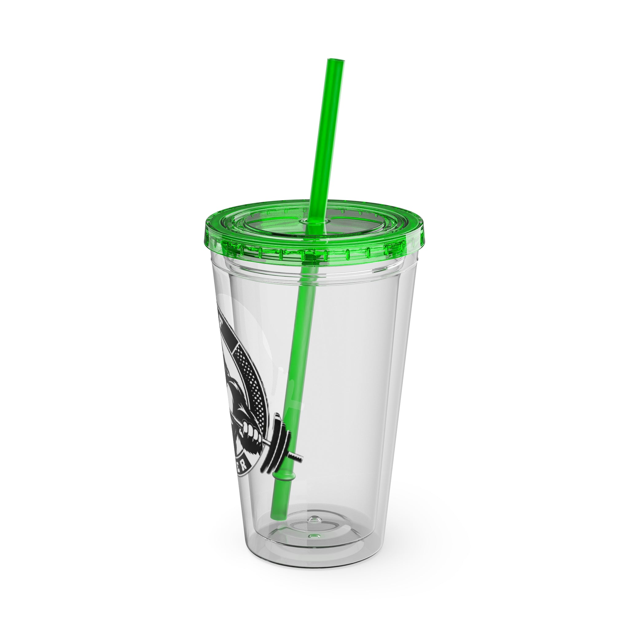 MPF Power Gym Tumbler, Motivational Sports Cup, Workout Gift for Athletes, Reusable Travel Mug, Fitness Drinkware