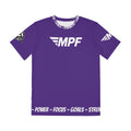 Purple MPF Tee, Motivational T-Shirt, Fitness Apparel, Workout Gear, Gym Wear, Active Lifestyle Shirt