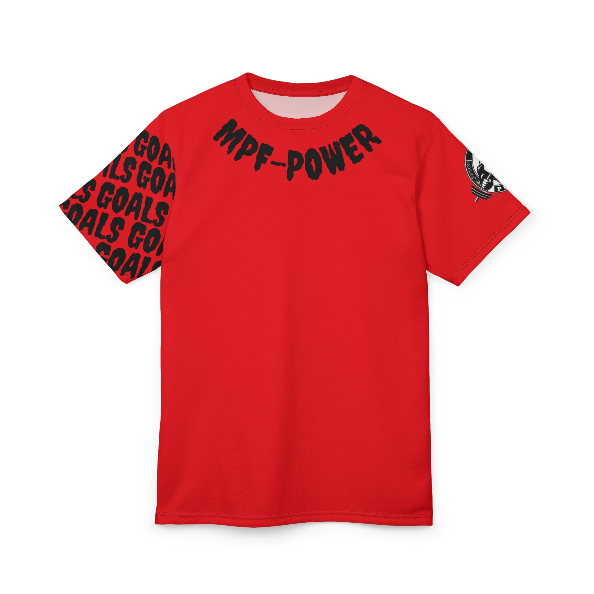 Goals Motivational Unisex Cut & Sew Tee - MPF Power Goals