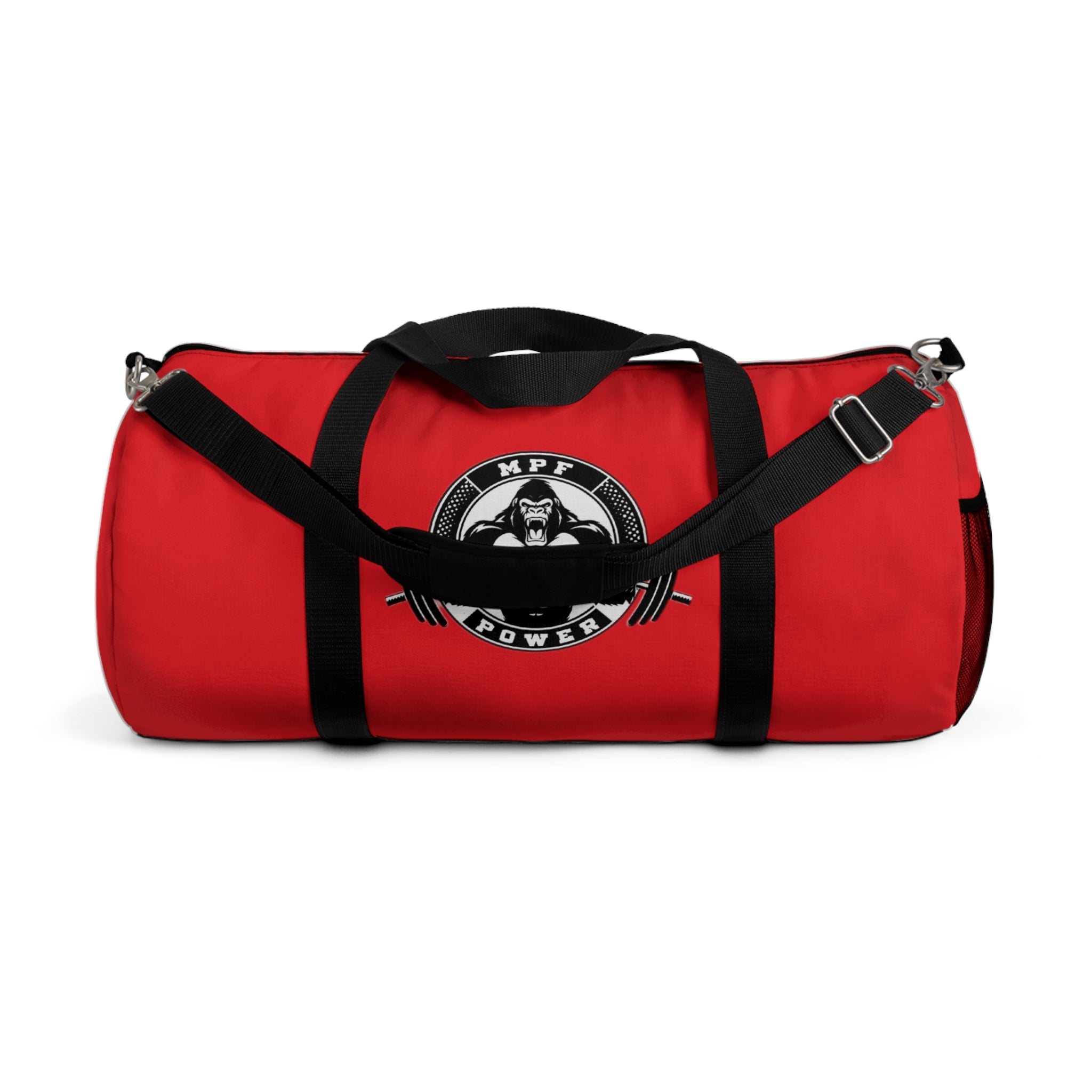 MPF Power Red Duffel Bag - Perfect for Gym & Travel