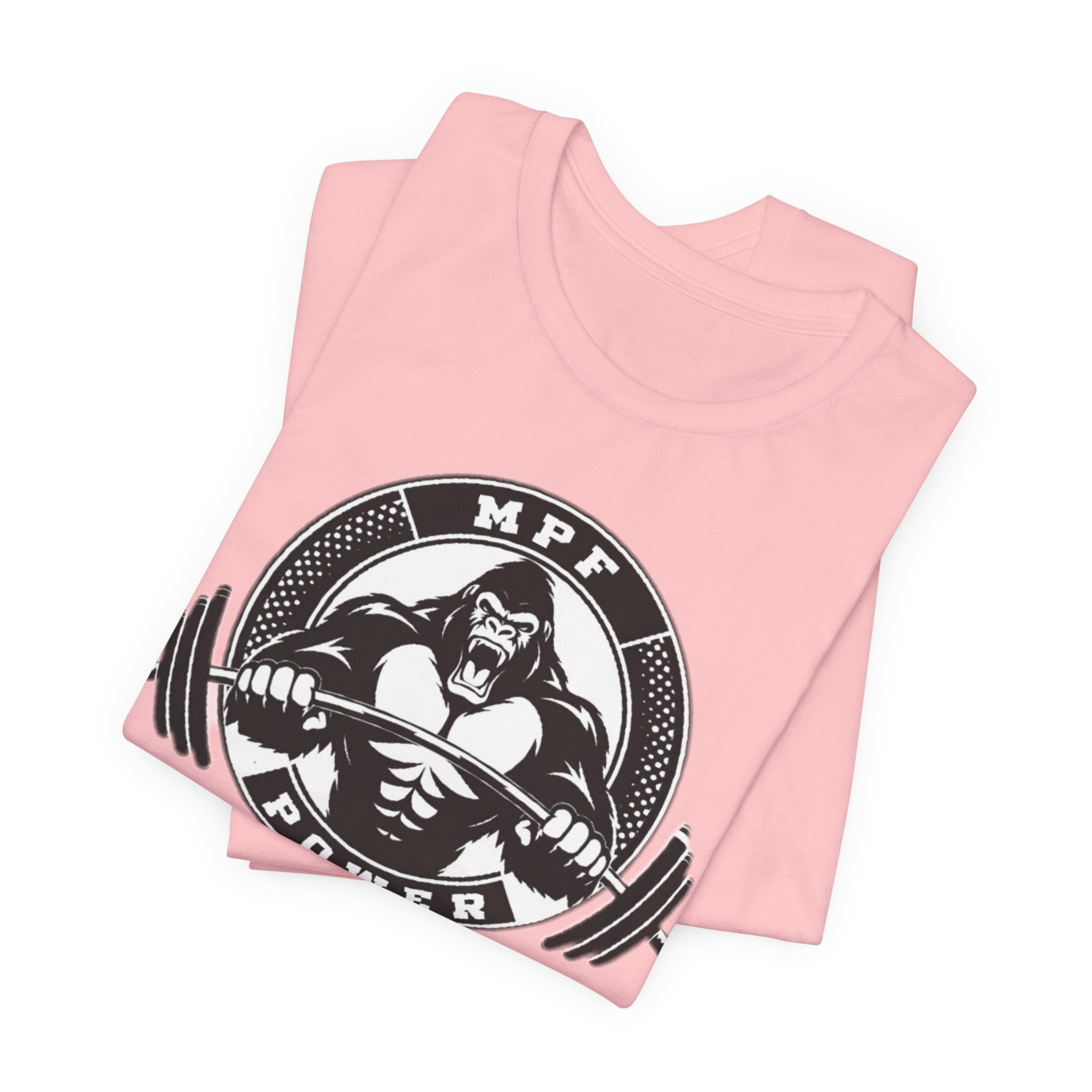 Muscle Power Gym Tee | Unisex Short Sleeve Workout Shirt