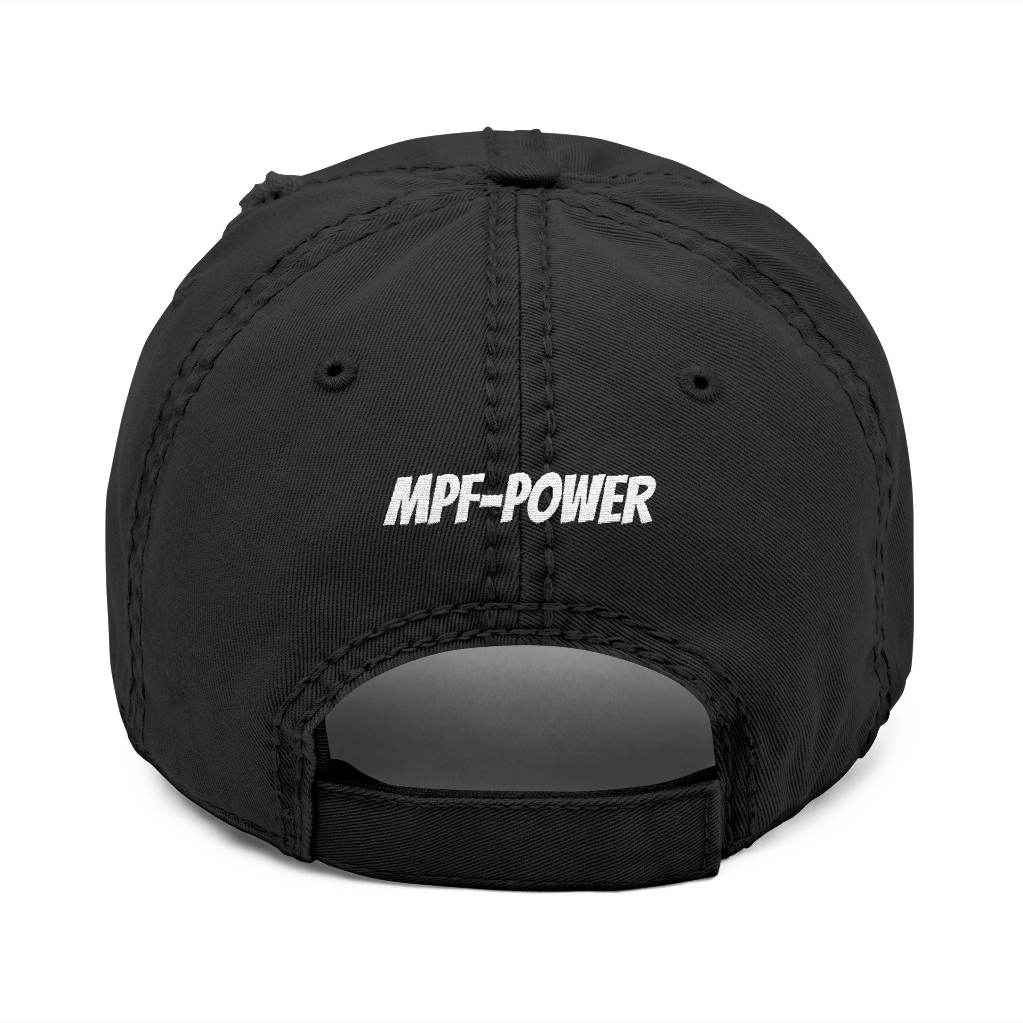 Vintage Distressed Dad Hat with Embroidery - Perfect for Fitness Enthusiasts