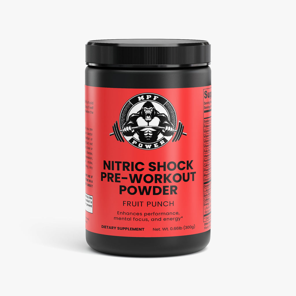 Nitric Shock Pre-Workout Powder (Fruit Punch)