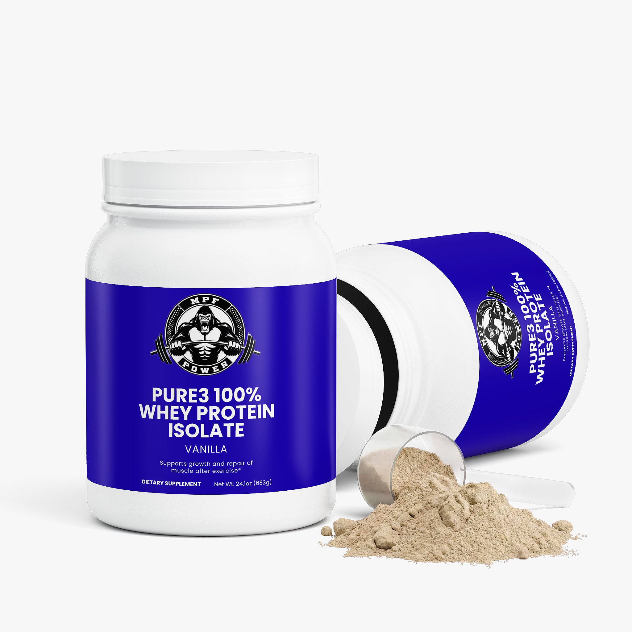 Pure3 100% Whey Protein Isolate (Vanilla)