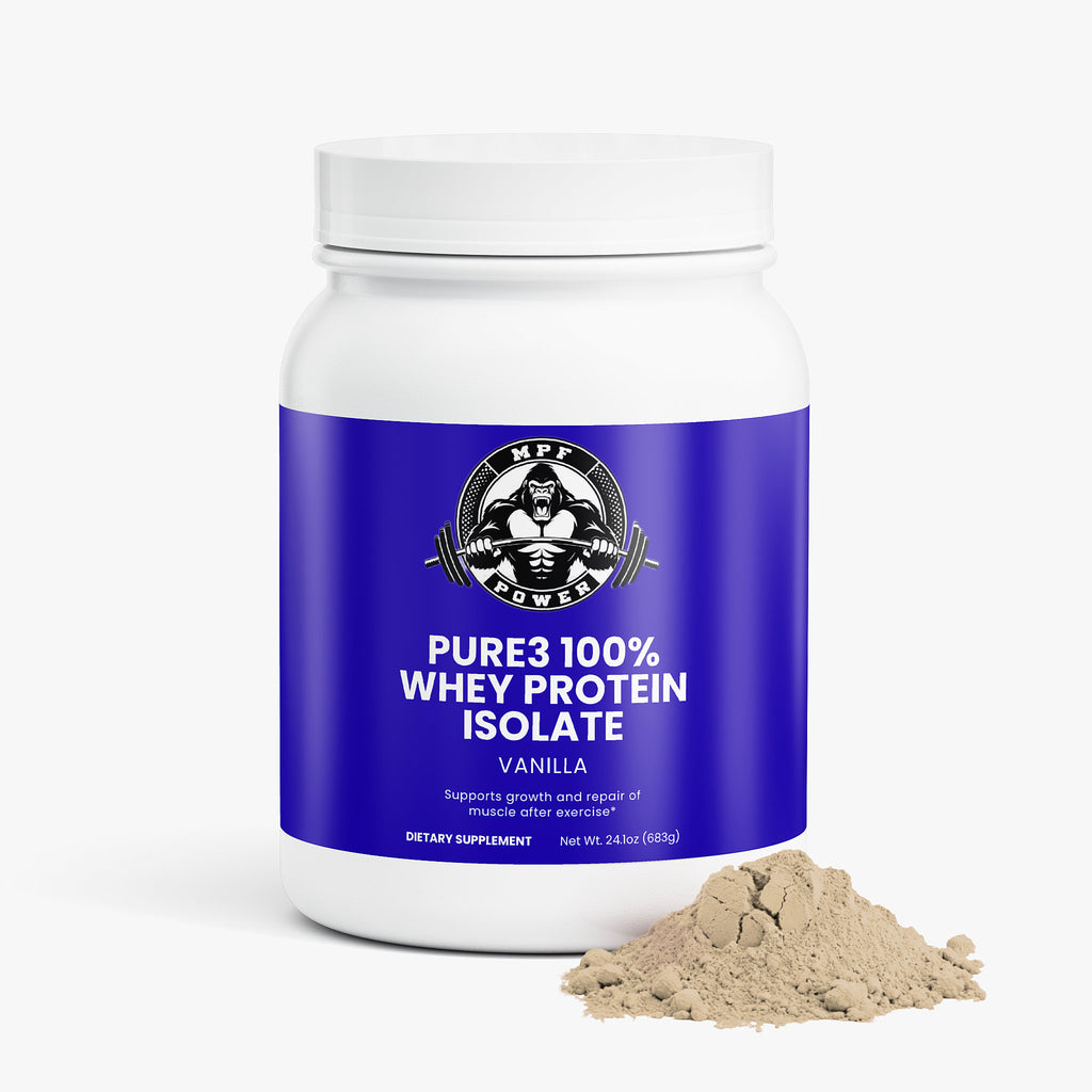 Pure3 100% Whey Protein Isolate (Vanilla)