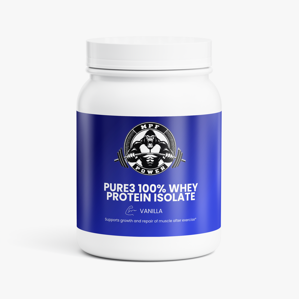 Pure3 100% Whey Protein Isolate (Vanilla)